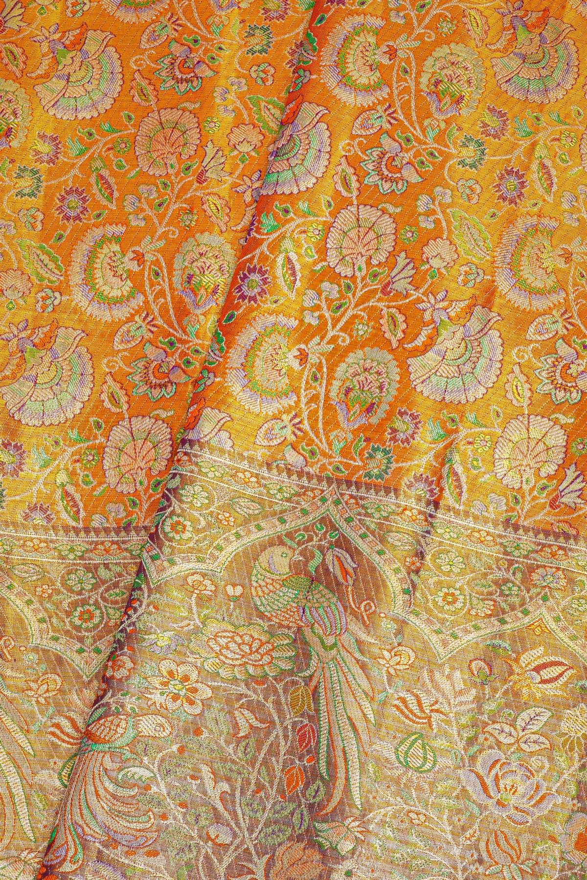 Kancheepuram Tissue Dual Colour Saree