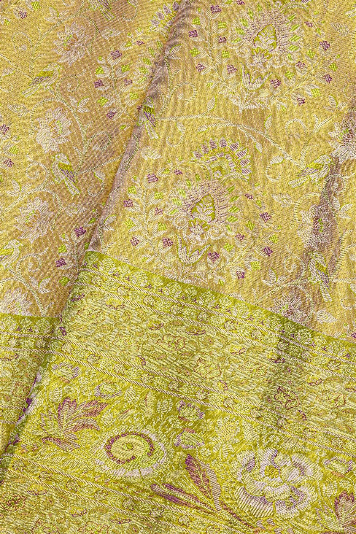 Kancheepuram Tissue Dual Colour Saree