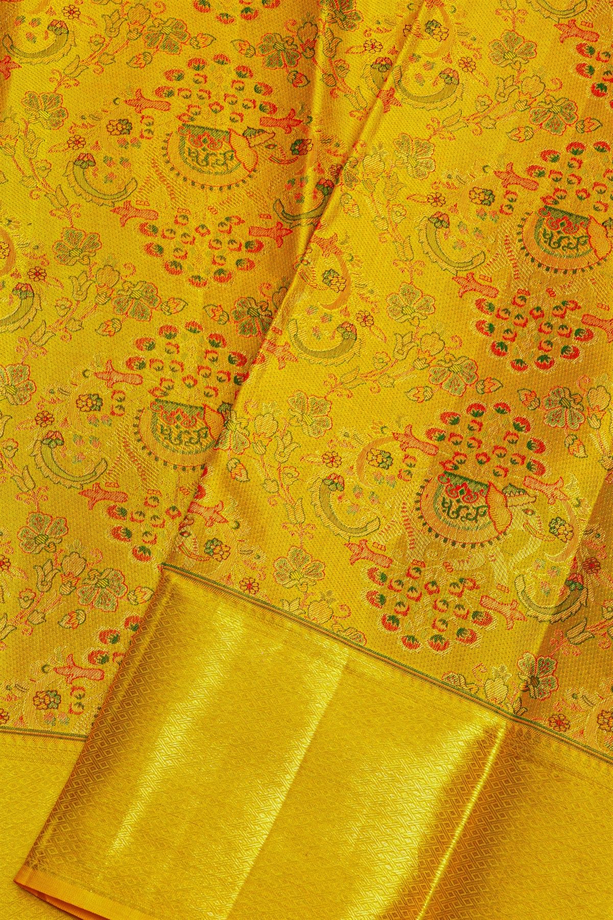 Kancheepuram Tissue Gold Saree