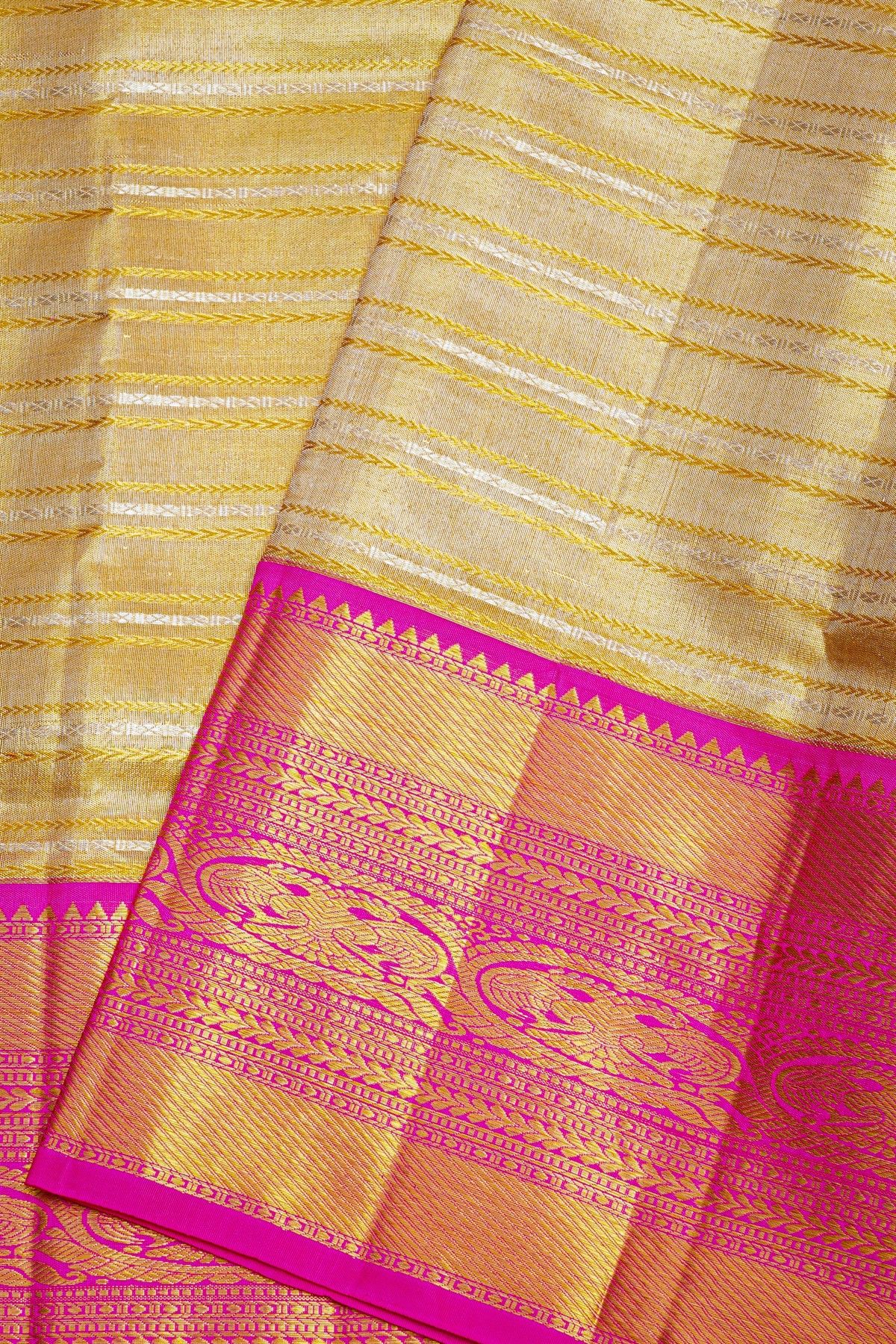 Kancheepuram Tissue Gold Saree