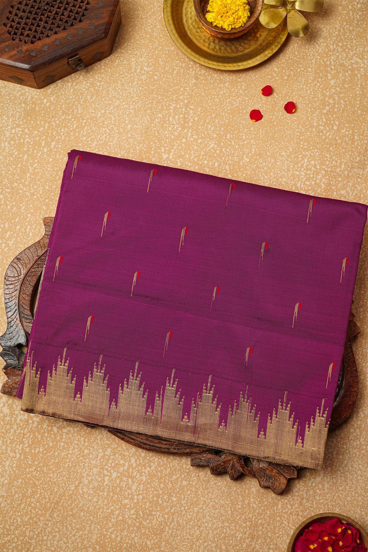 Paithani Silk Purple Saree