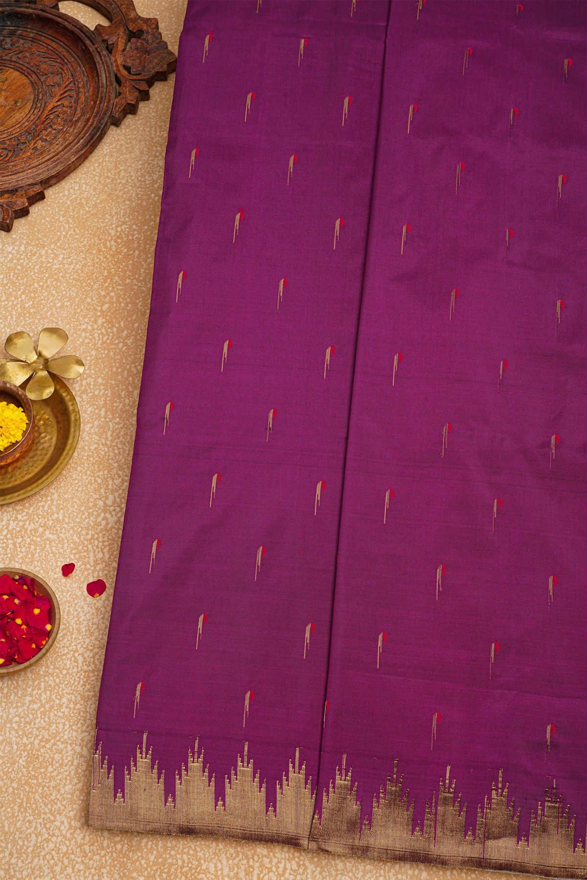 Paithani Silk Purple Saree