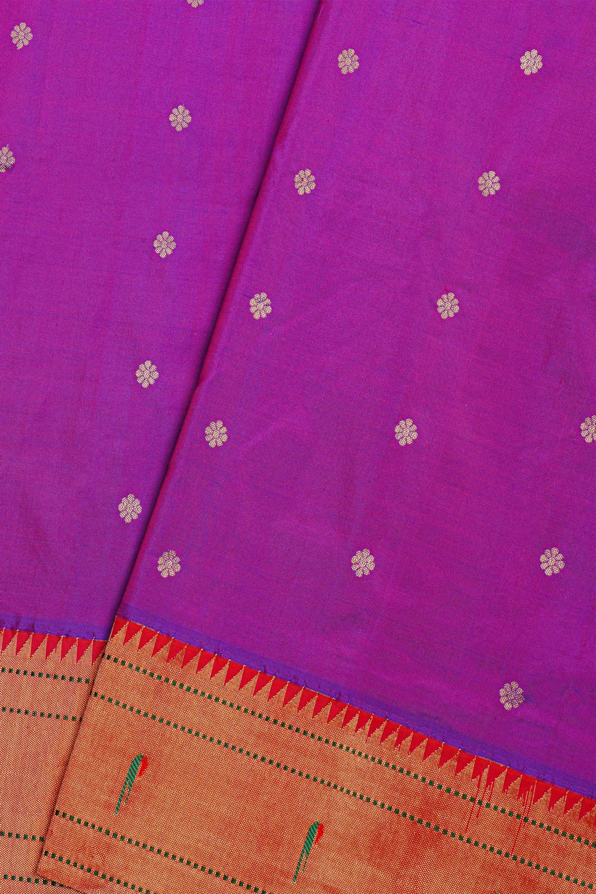 paithani Silk Purple Saree