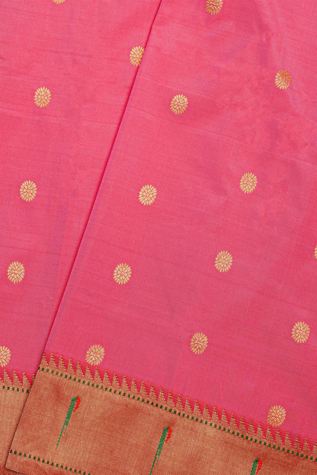 Paithani Silk Pink Saree