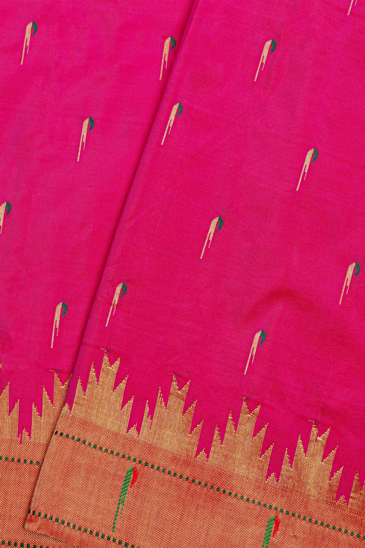Paithani Silk Pink Saree