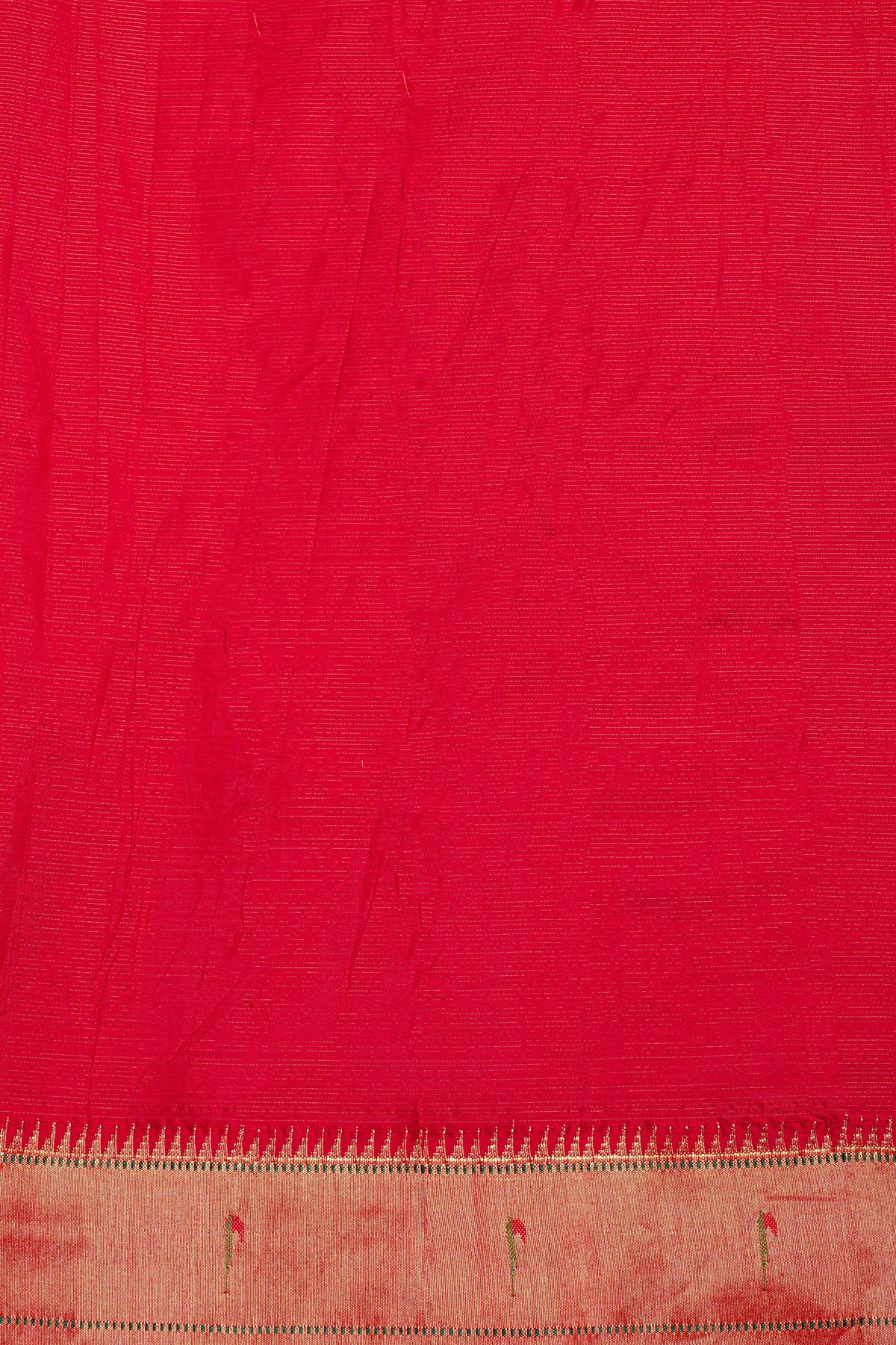 Paithani Silk Rani Pink Saree