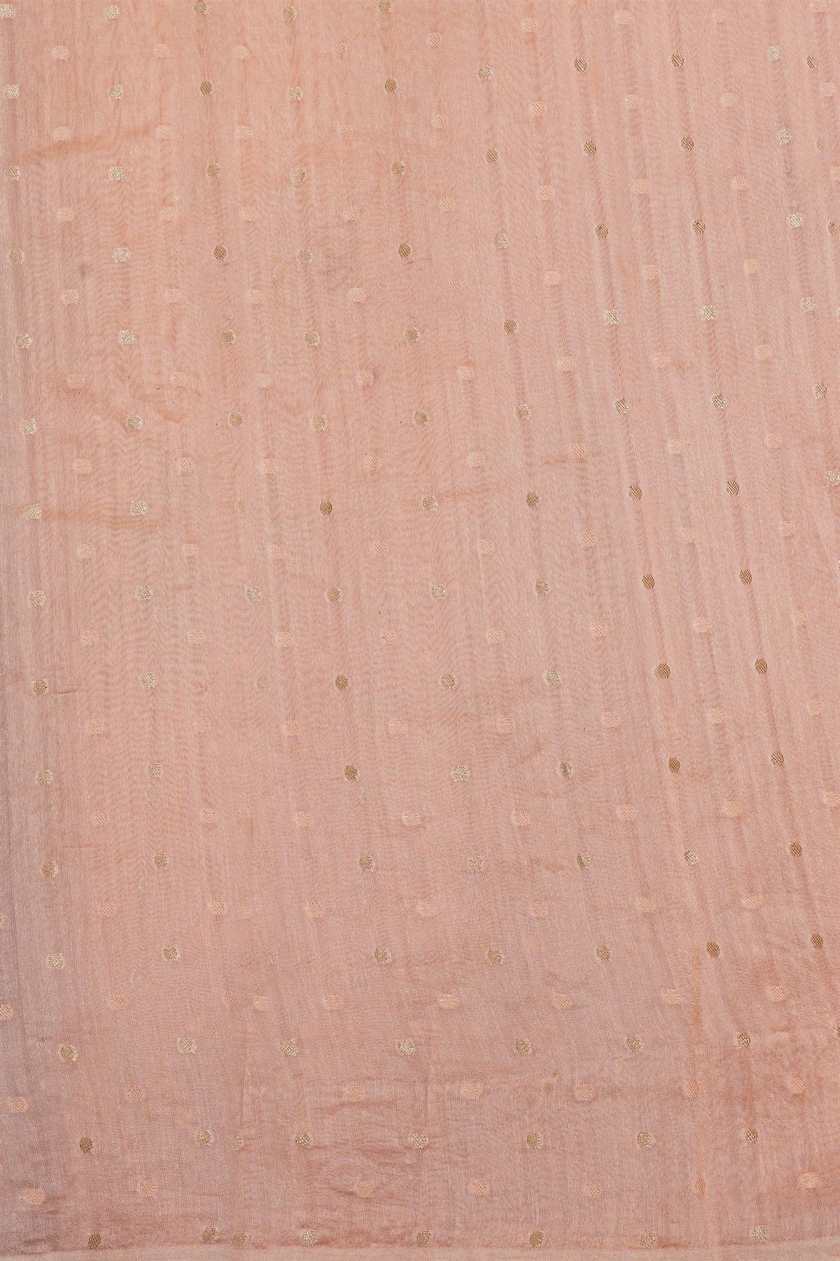 Designer Organza Peach Saree