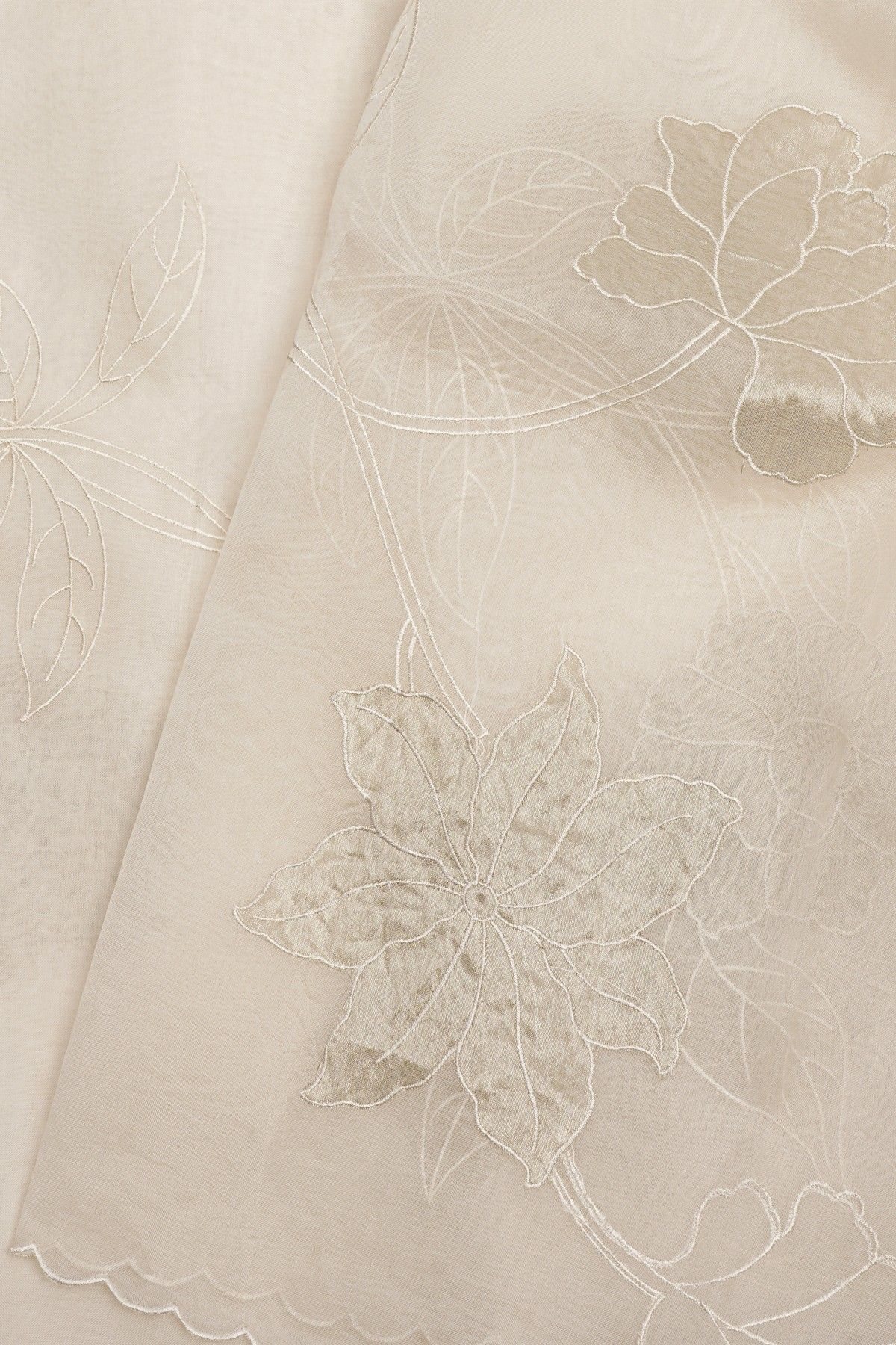 Designer Organza Off White Saree