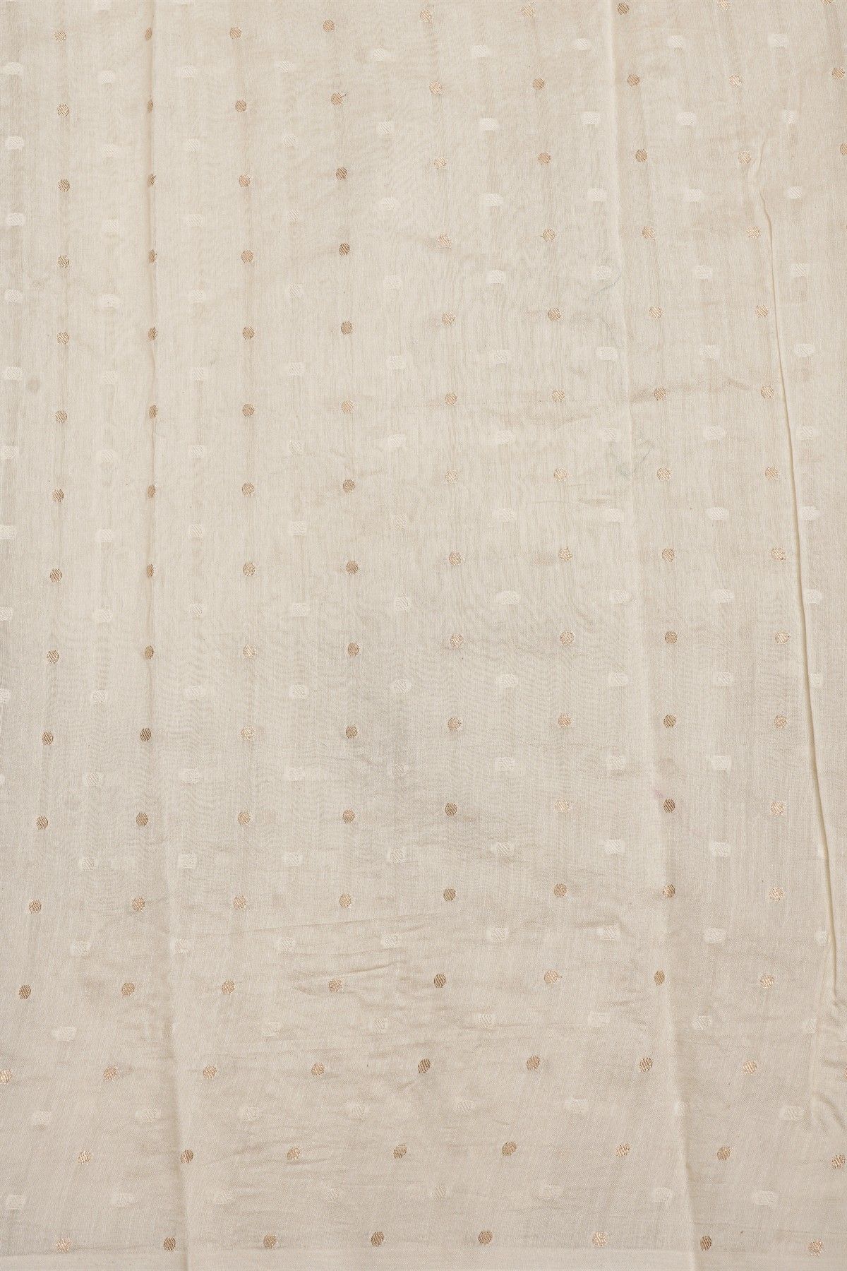 Designer Organza Cream Saree