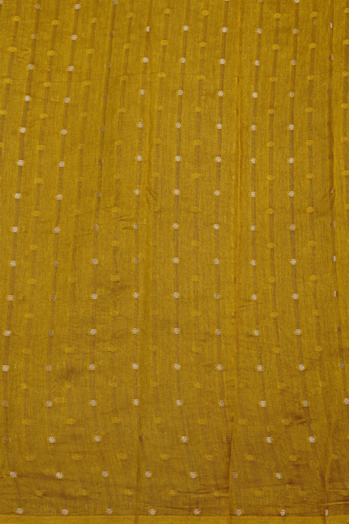 Designer Organza Mustard Saree