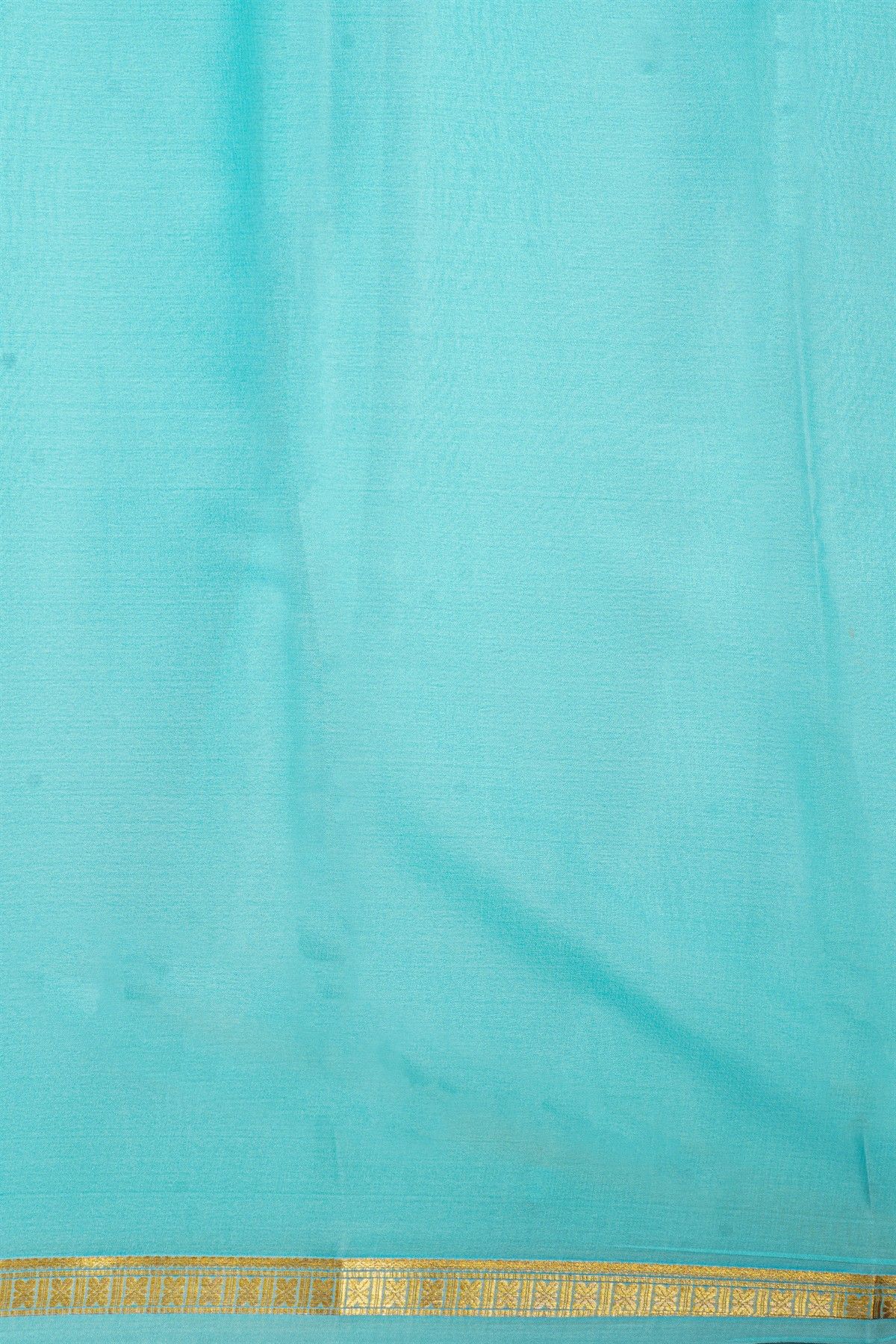 Mysore Crepe Sky Blue Saree