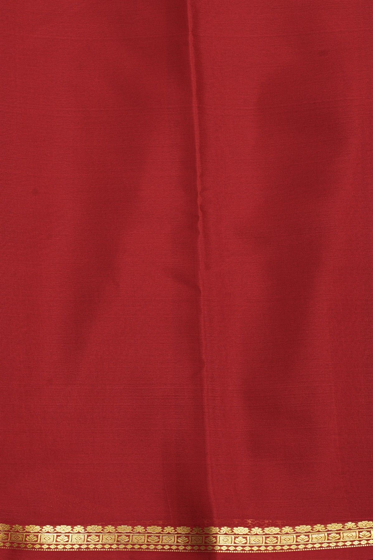 Mysore Crepe Maroon Saree