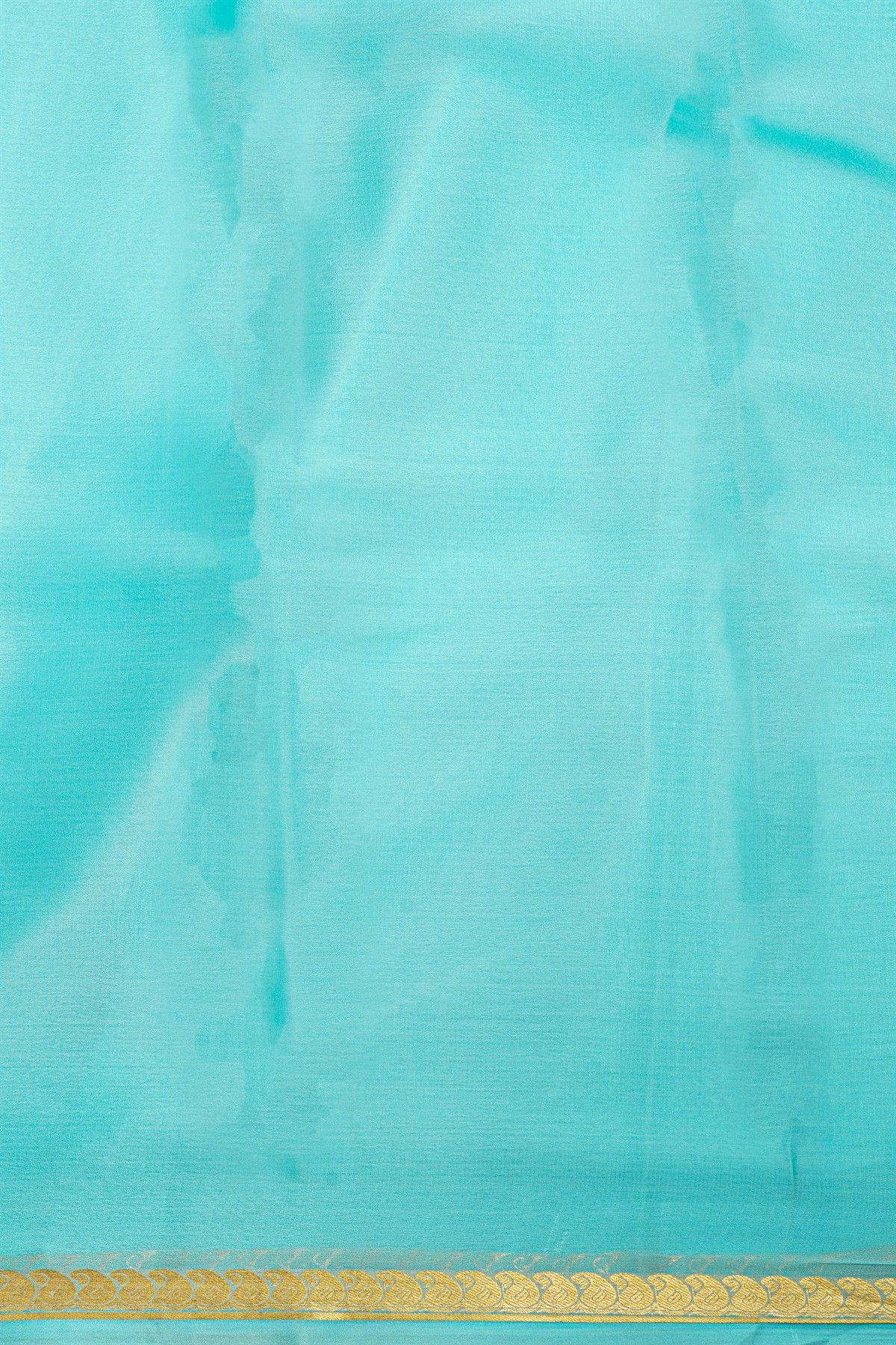 Mysore Crepe Sky Blue Saree