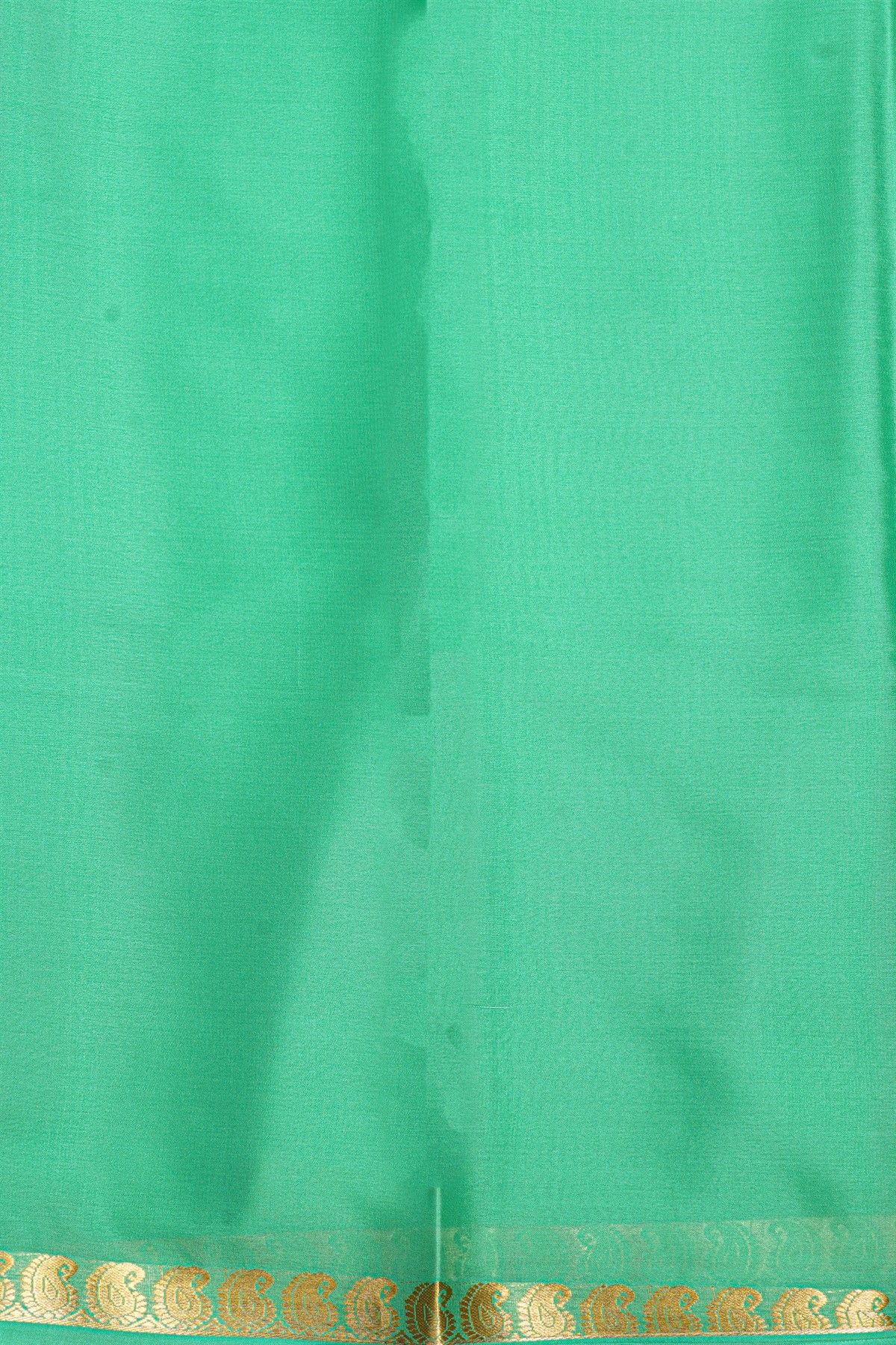 Mysore Crepe Sea Green Saree