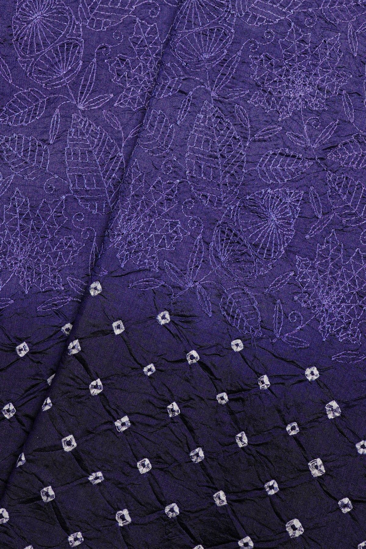 Matka Silk Royal Blue Saree