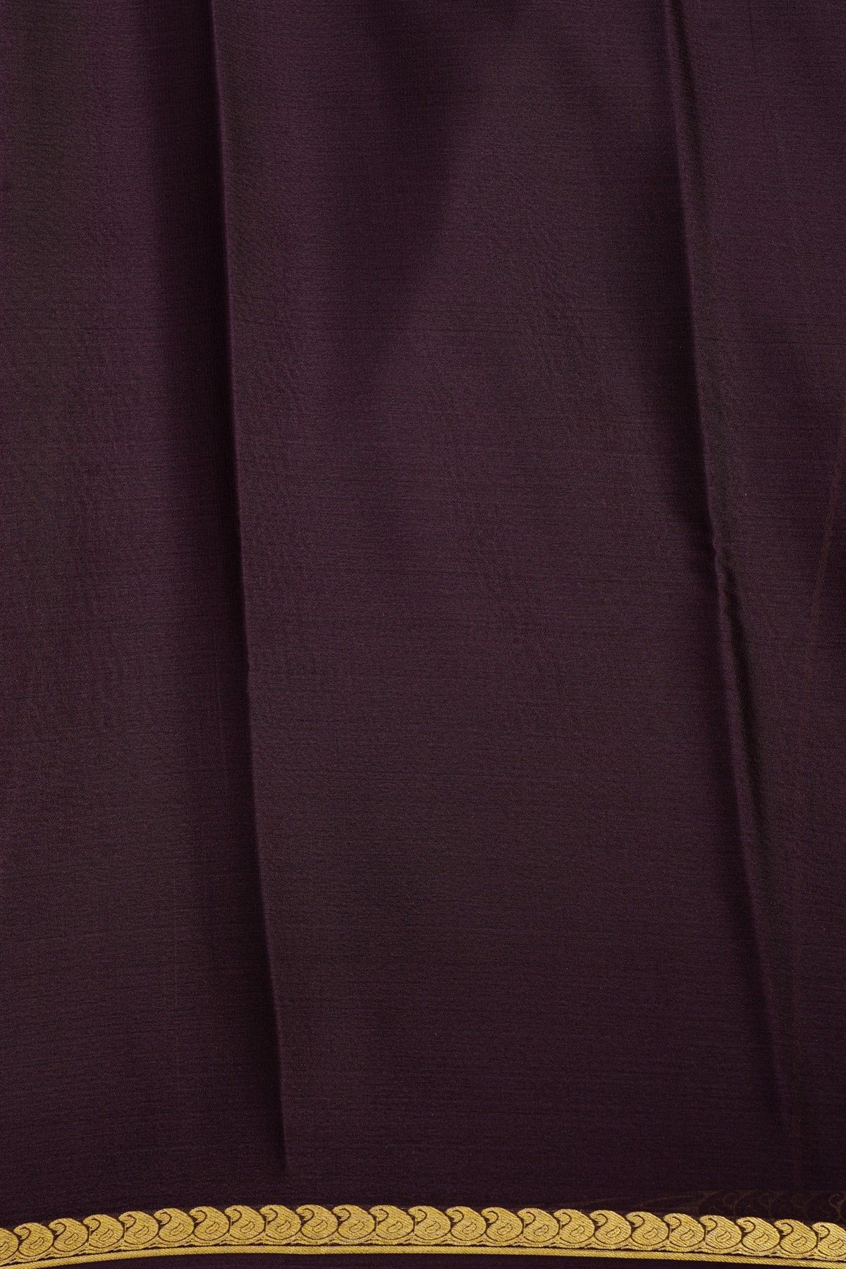 Mysore Crepe Brown Saree