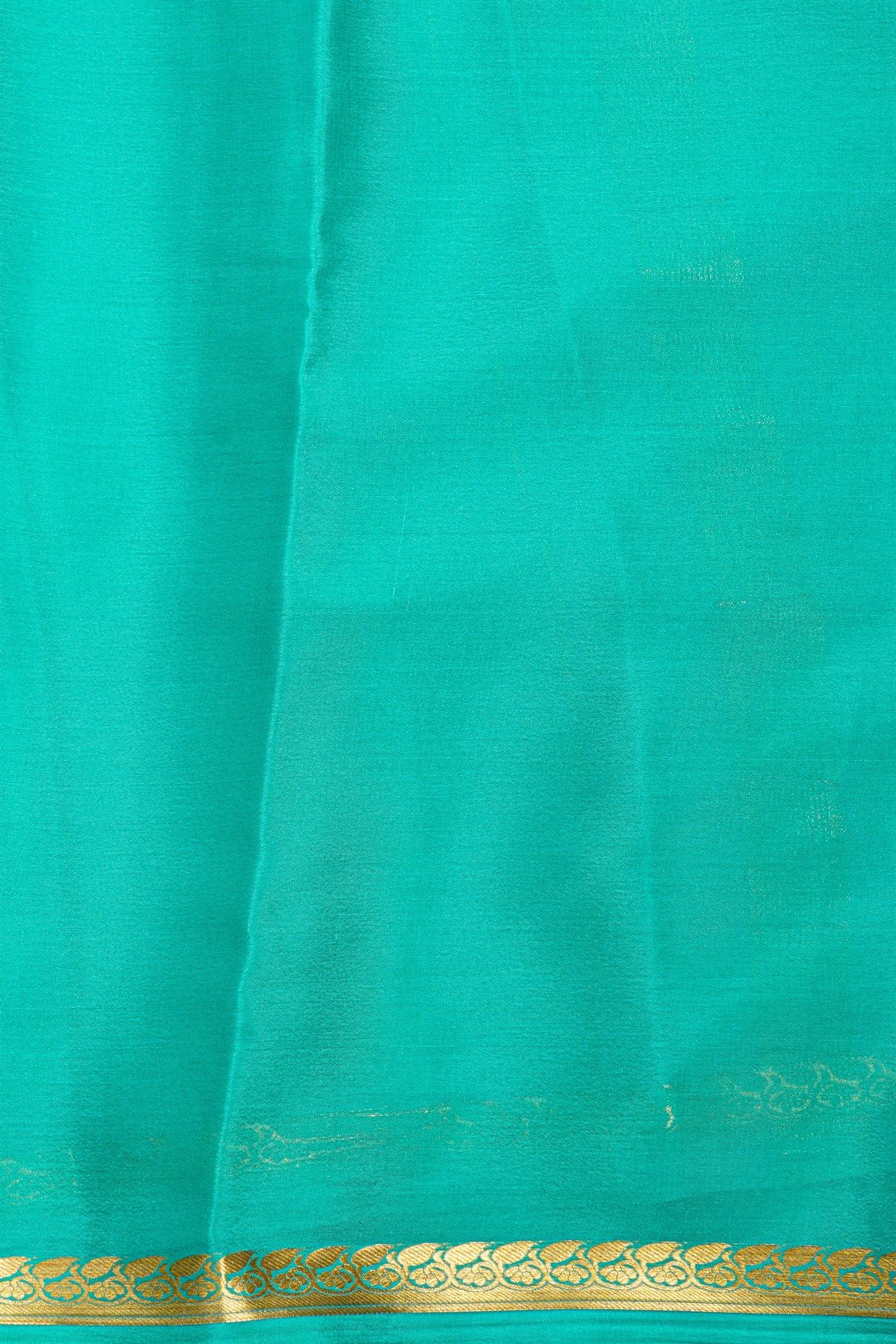 Mysore Crepe Sky Blue Saree