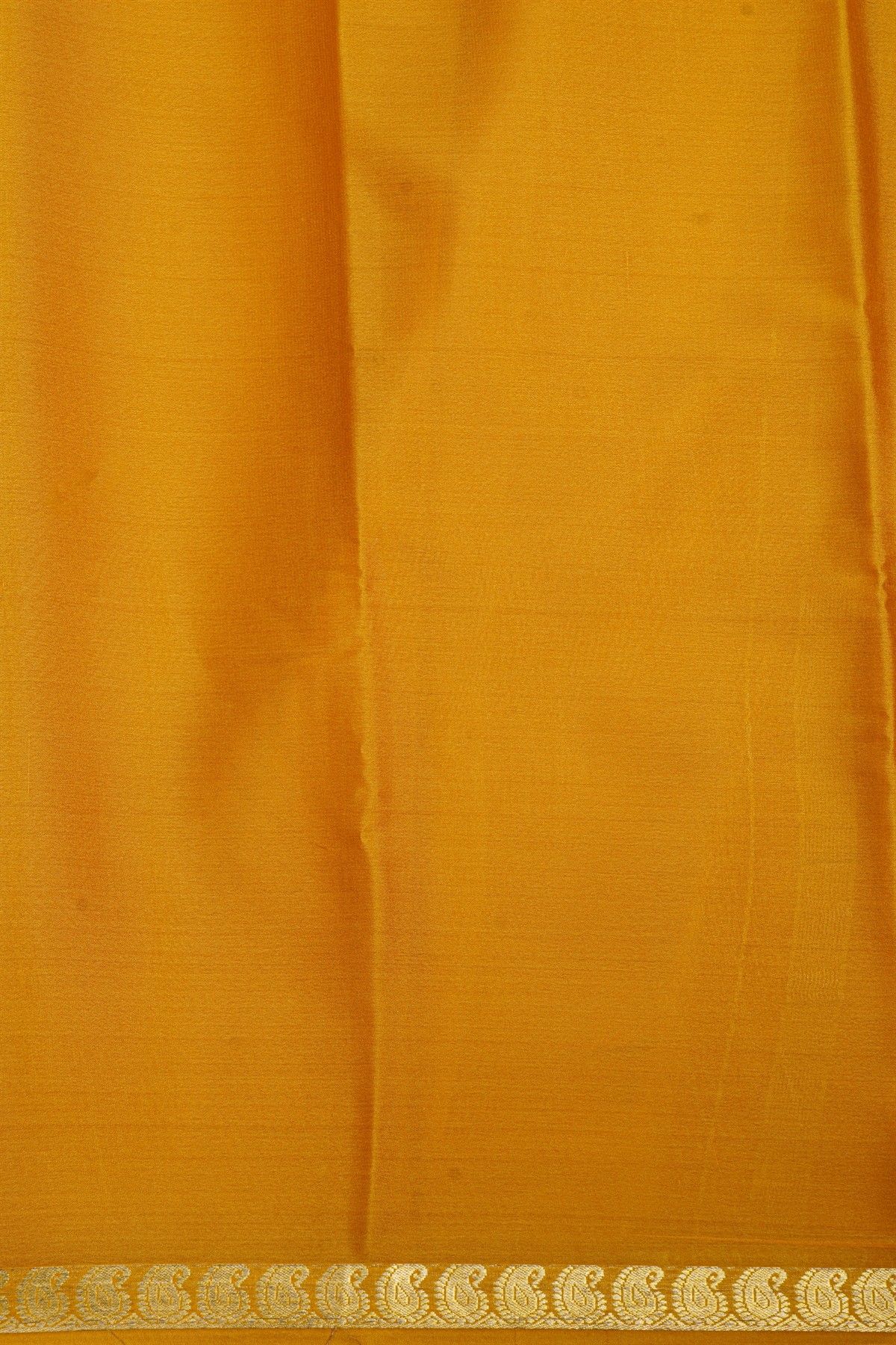Mysore Crepe Mustard Saree