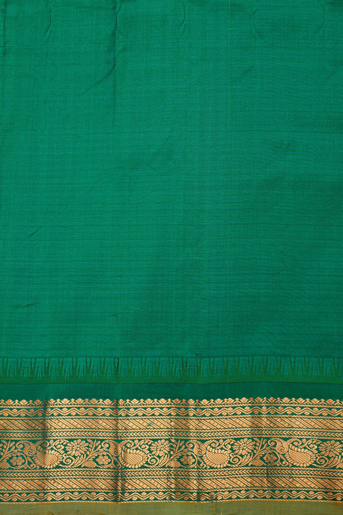 Gadwal Silk Violet Saree