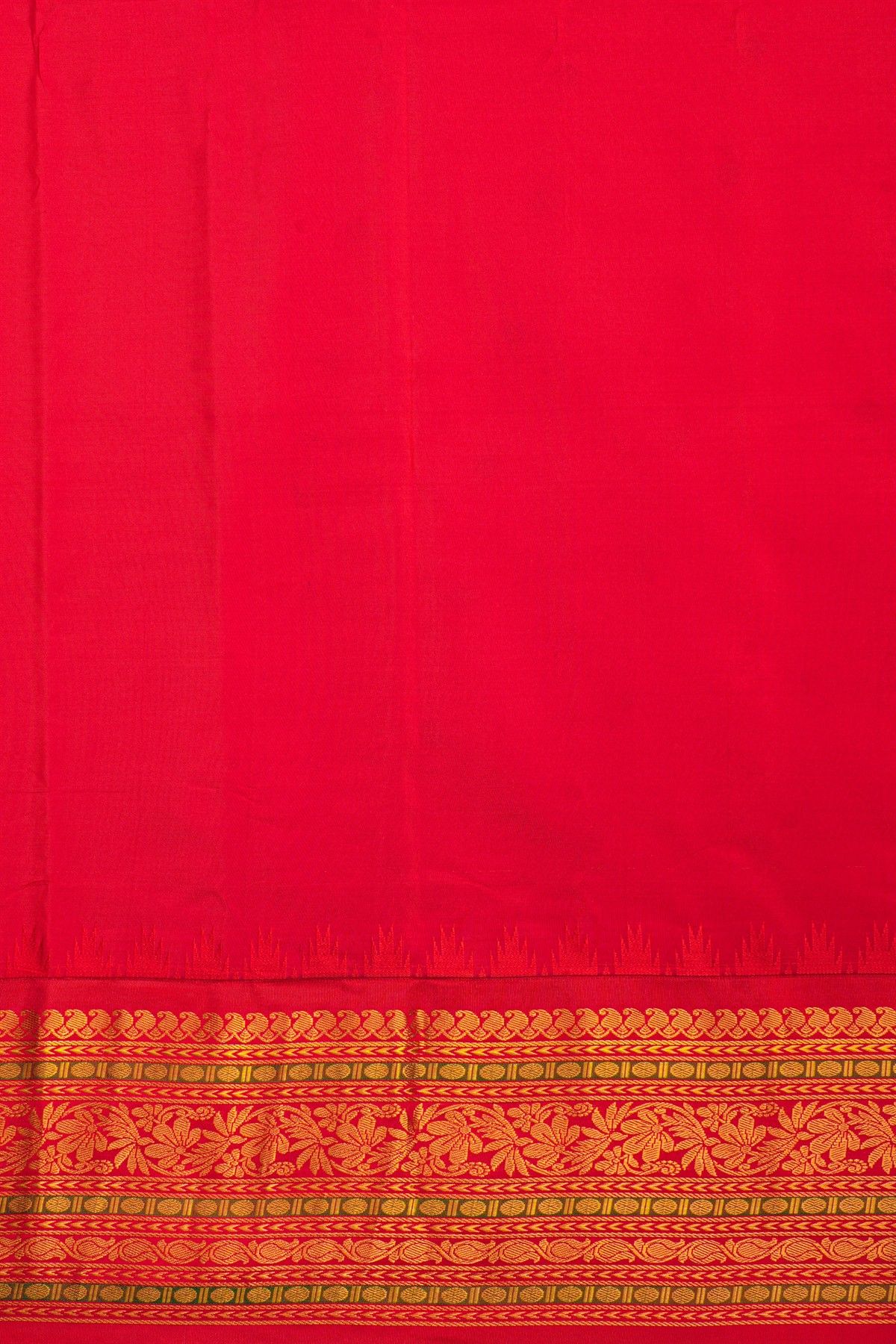 Gadwal Silk Cream Saree