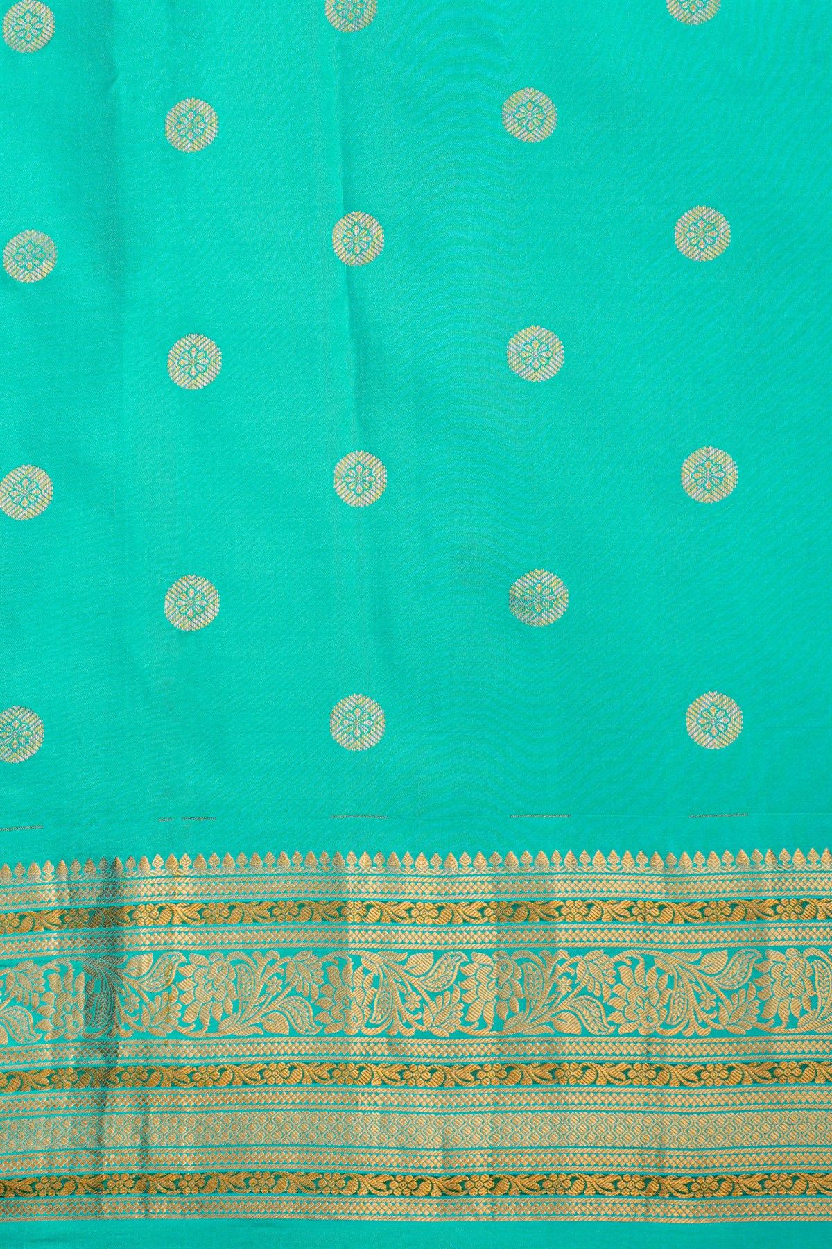 Gadwal Silk Sky Blue Saree