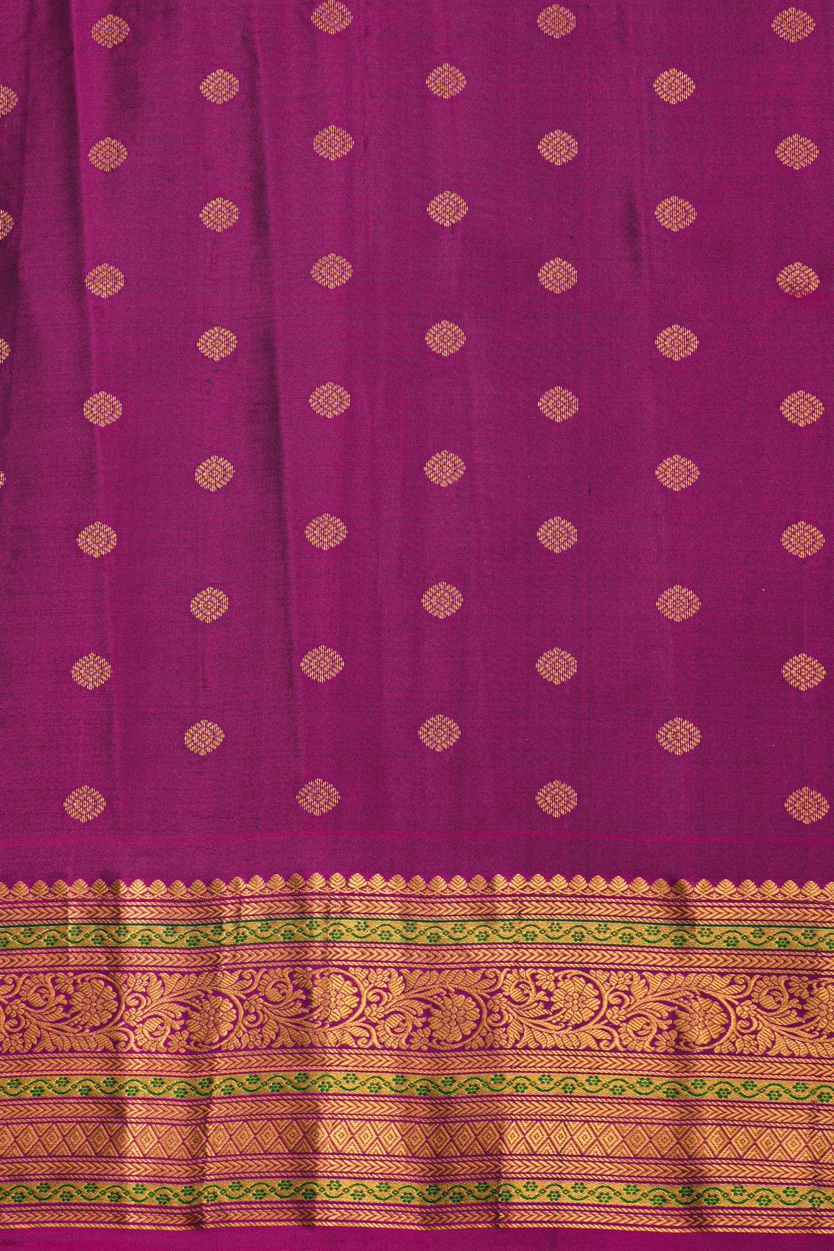 Gadwal Silk Royal Blue Saree
