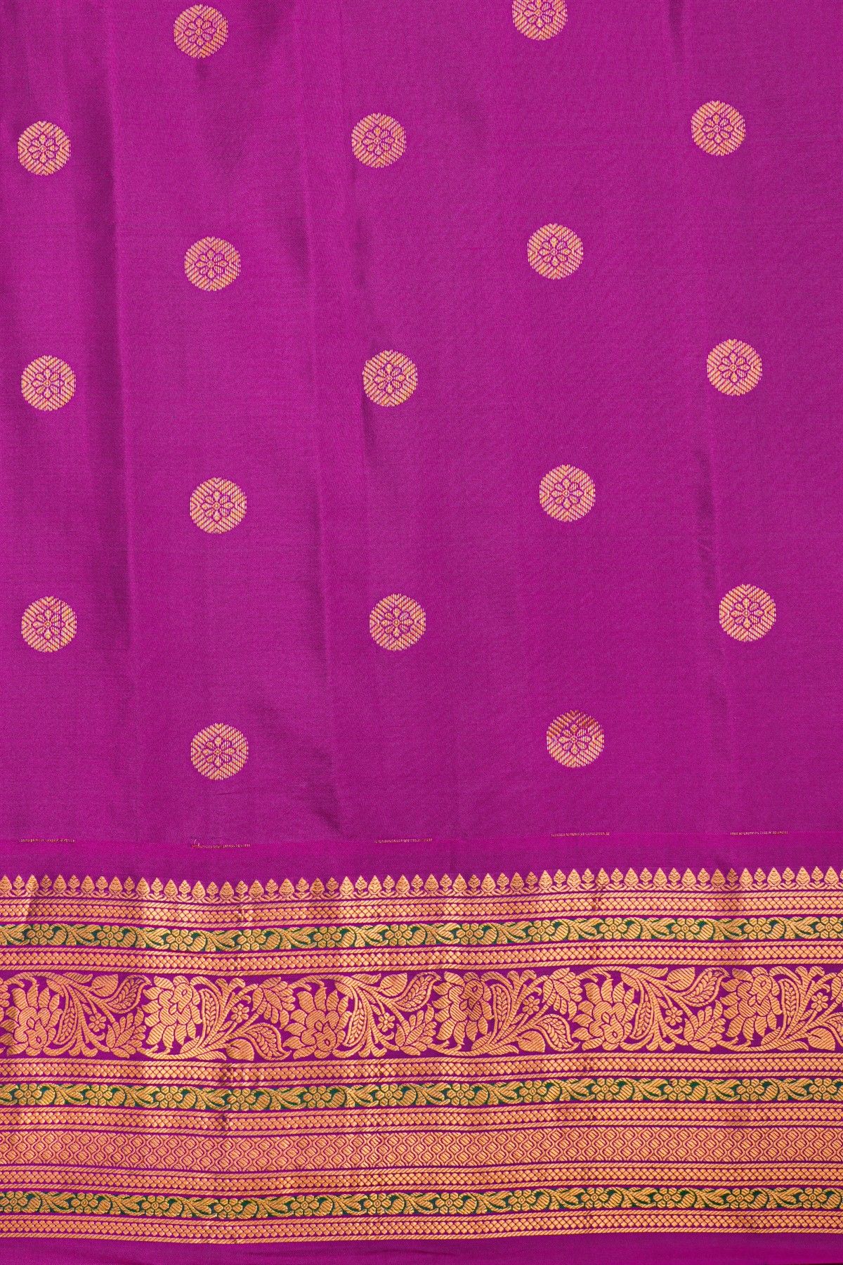 Gadwal Silk Purple Saree
