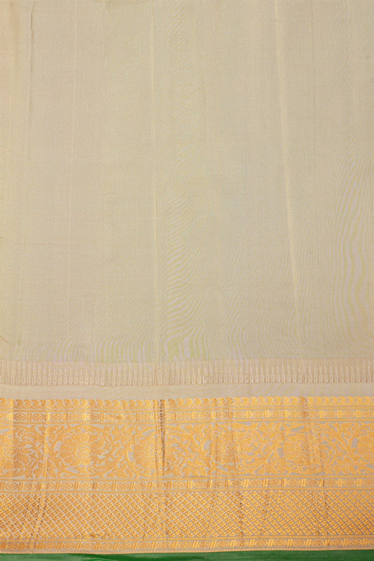 Gadwal Silk Bottle Green Saree