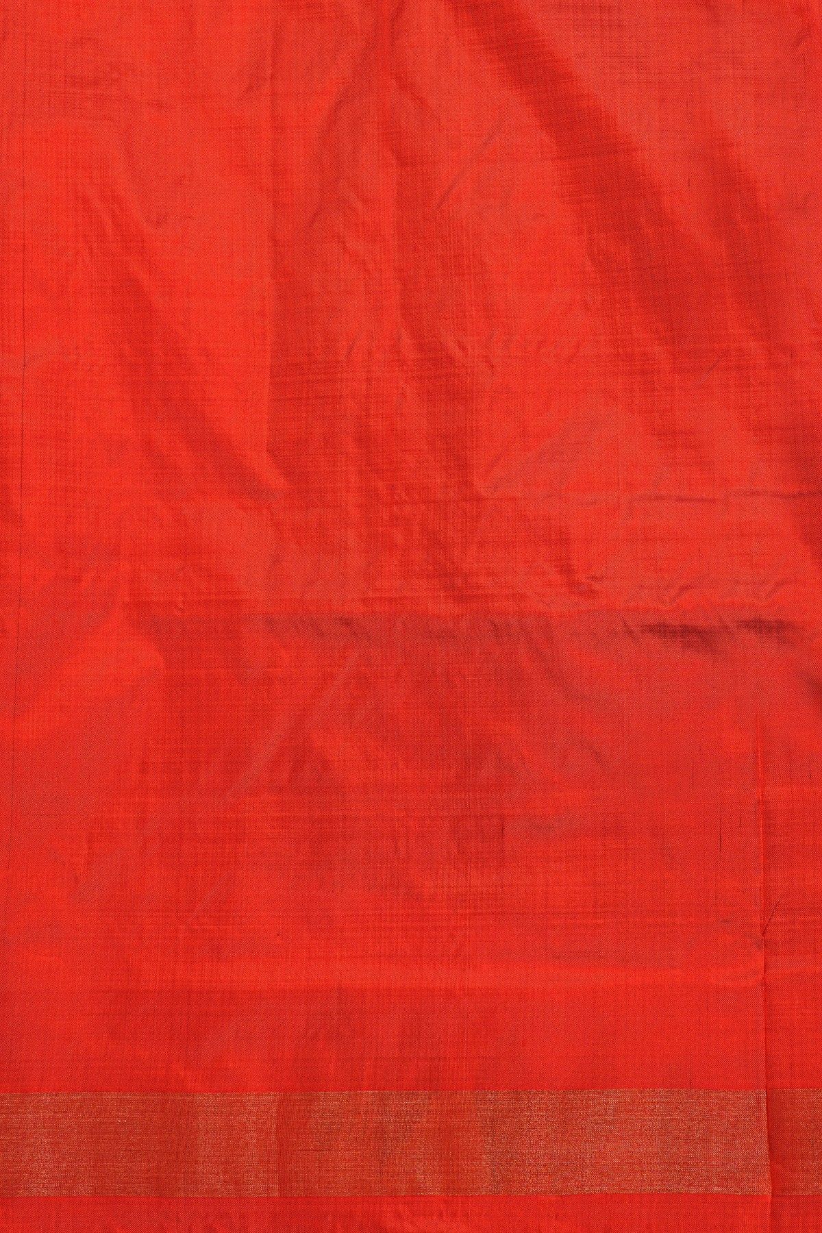 Ikat Silk Violet Saree