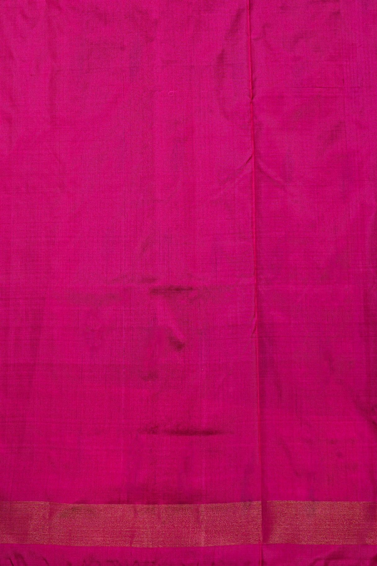 Ikat Silk Parrot Green Saree