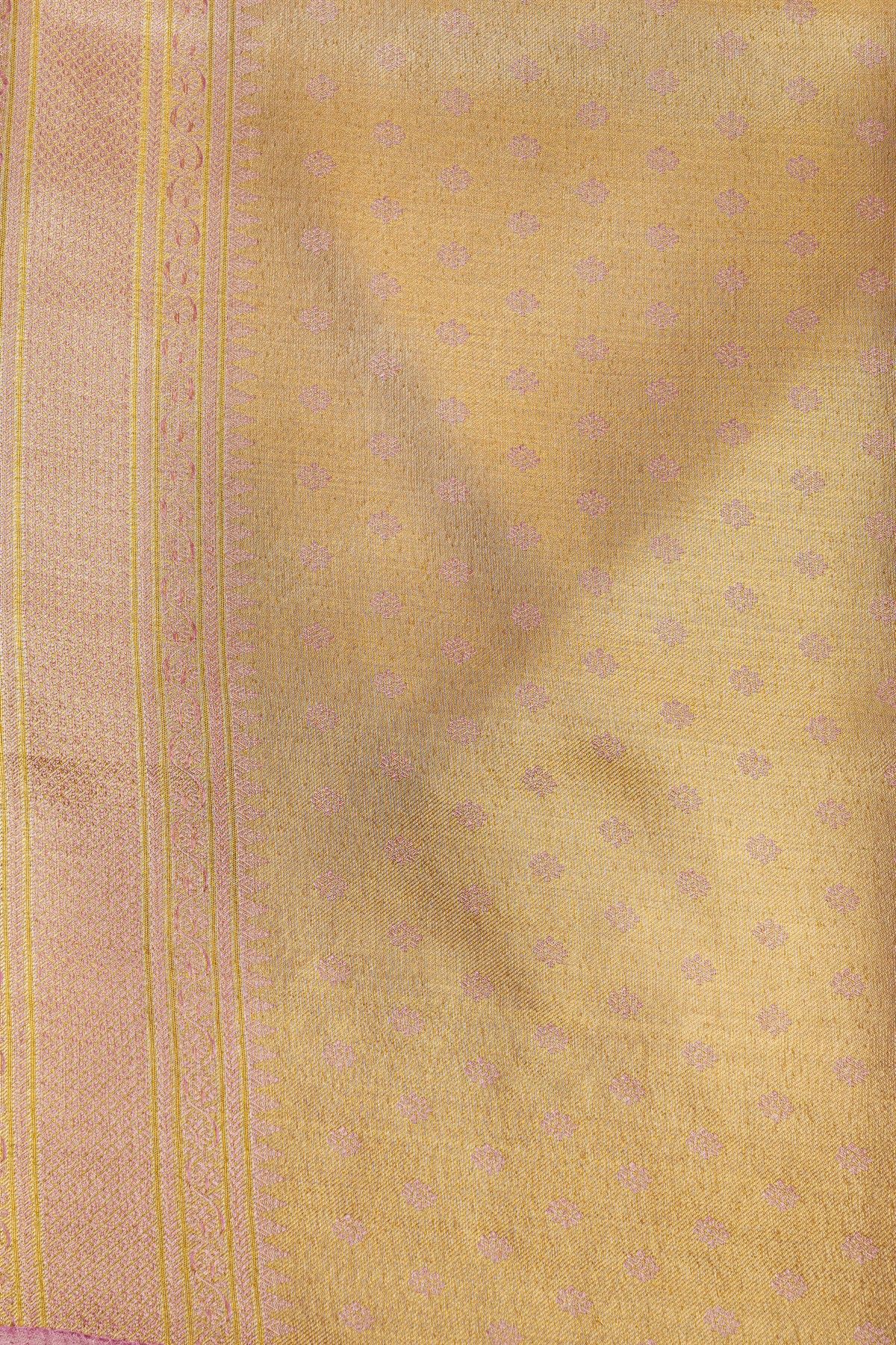 Fancy Tissue Cream Saree