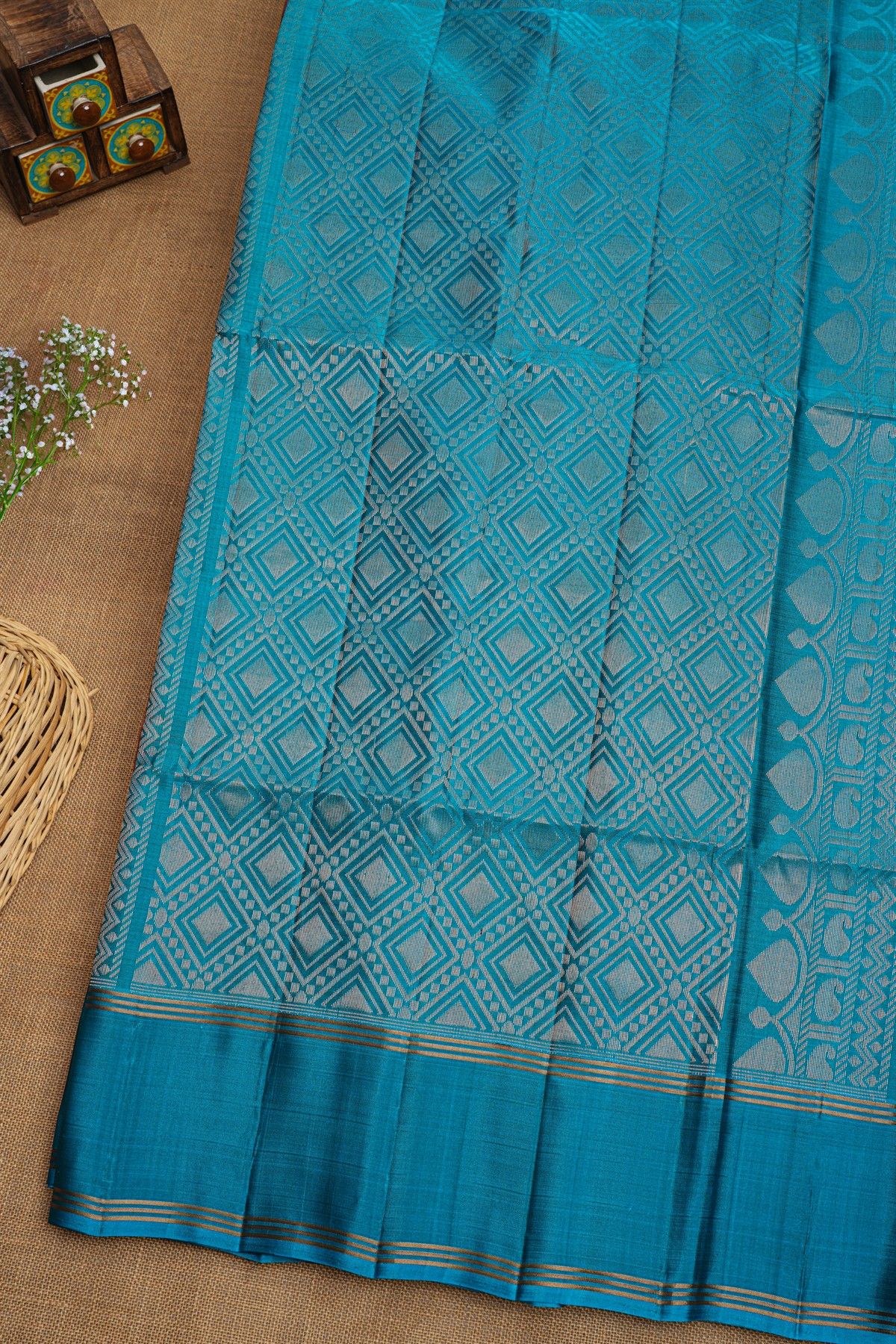 Coimbatore Soft Silk Brick Red Saree