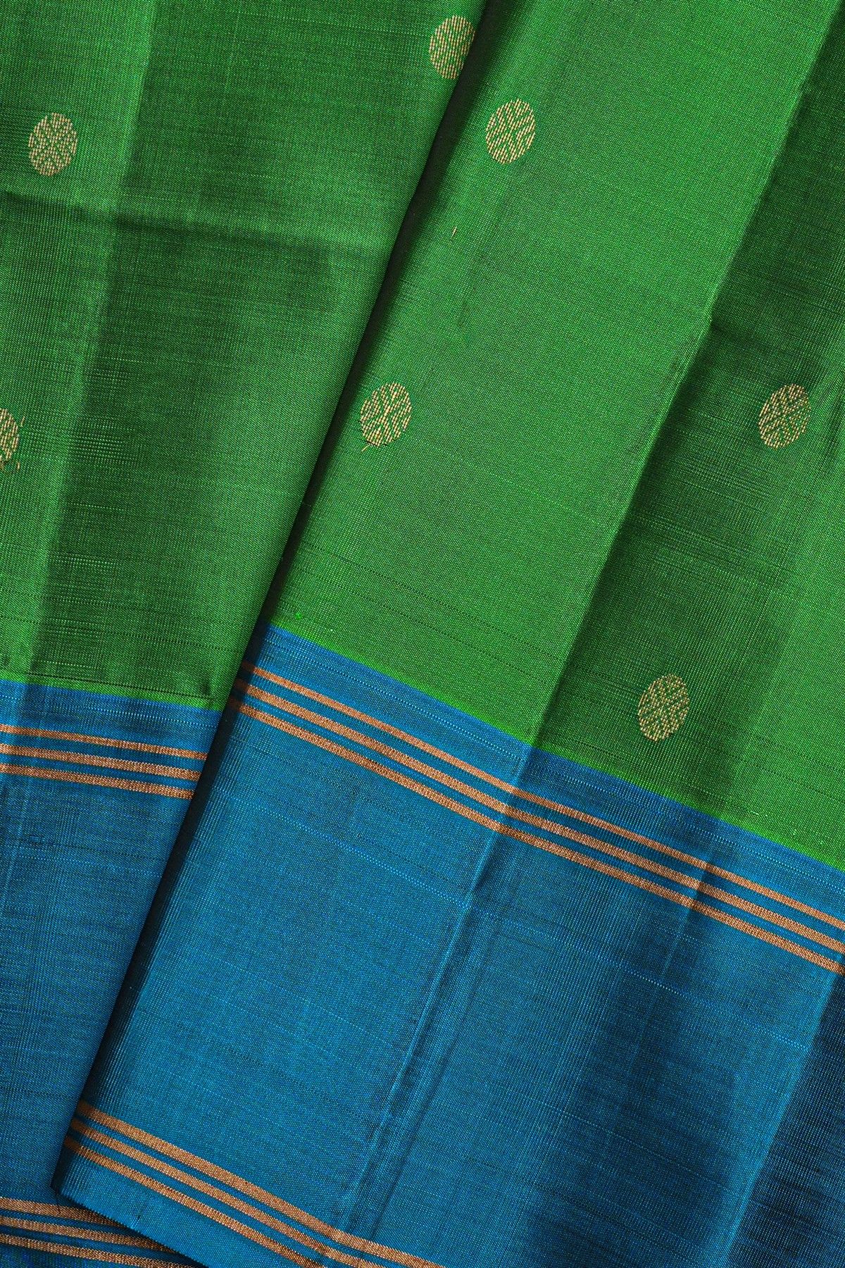Coimbatore Soft Silk Green Saree