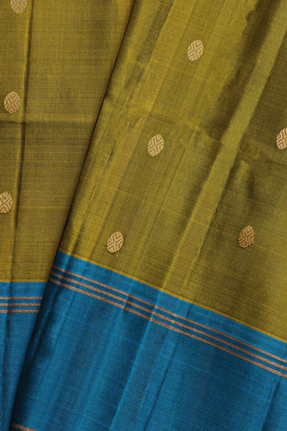 Coimbatore Soft Silk Mehendi Green Saree