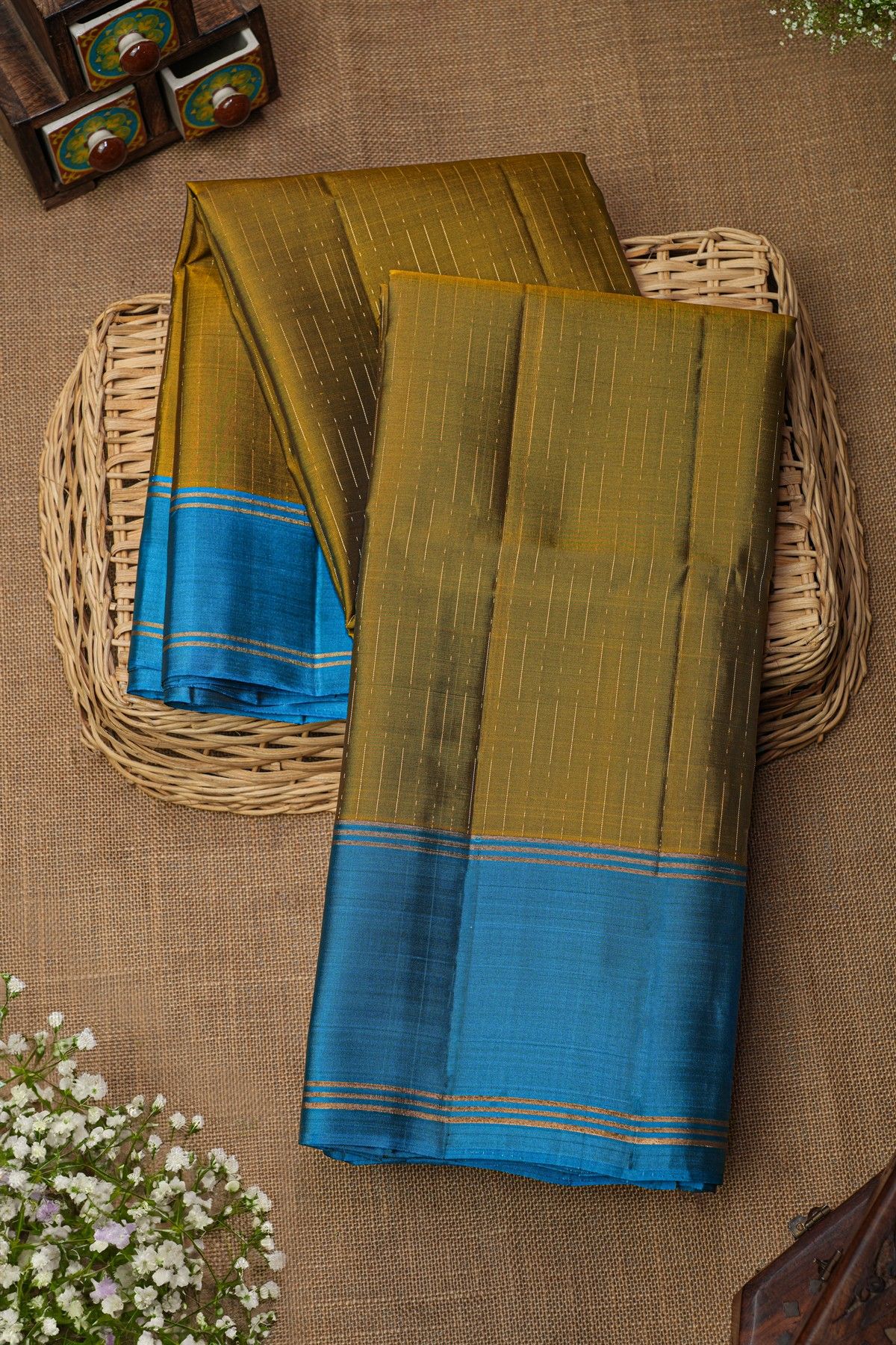 Coimbatore Soft Silk Mehendi Green Saree