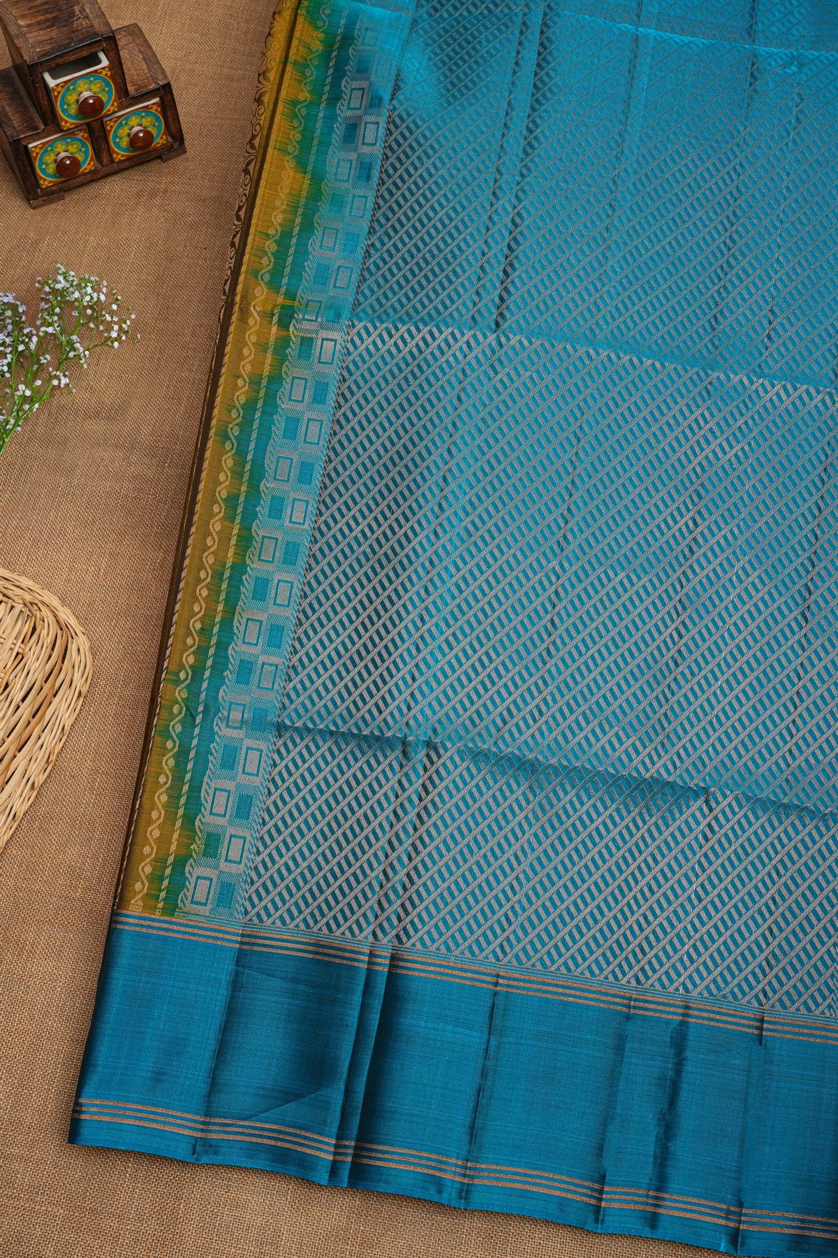 Coimbatore Soft Silk Mehendi Green Saree