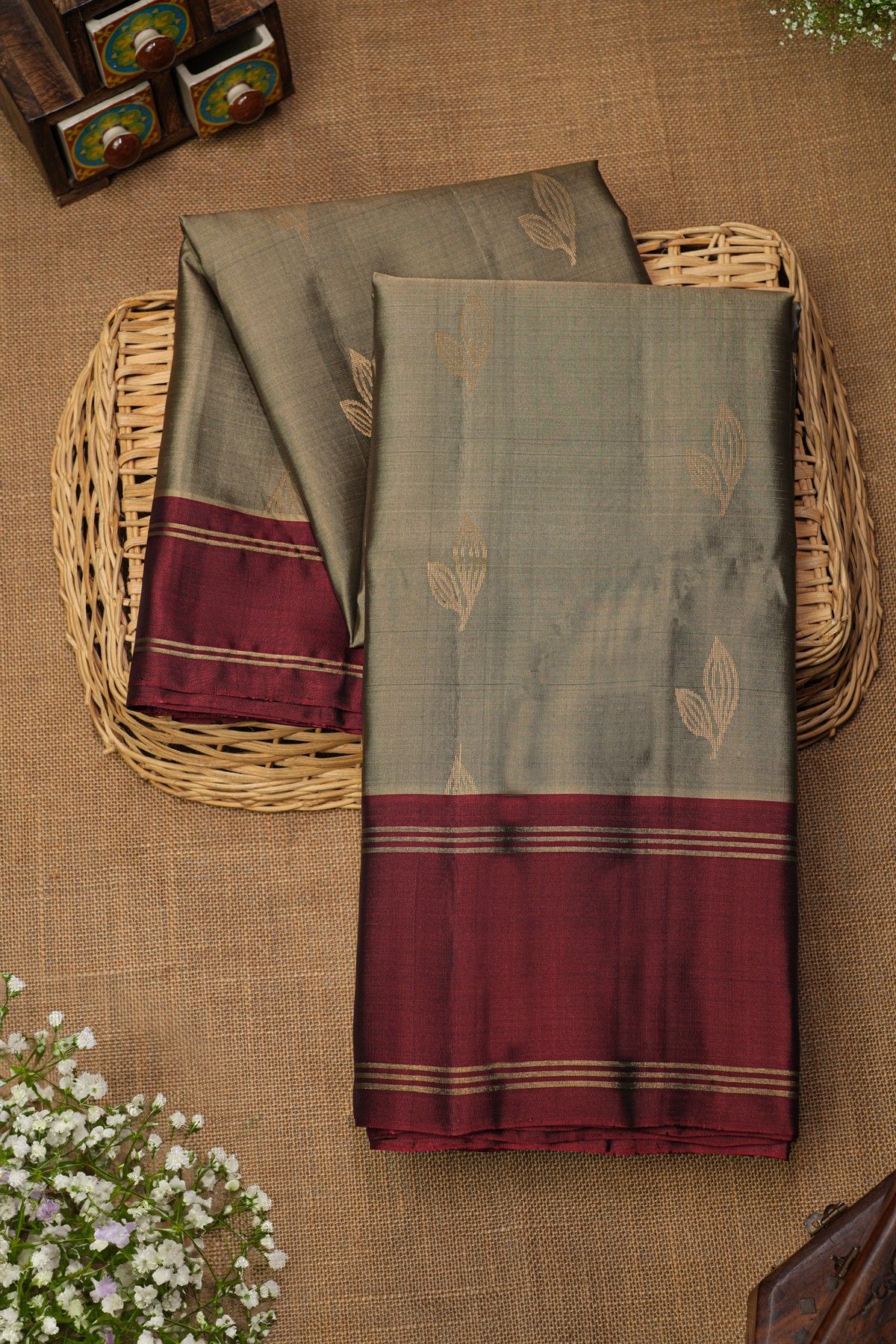 Coimbatore Soft Silk Dual Colour Saree