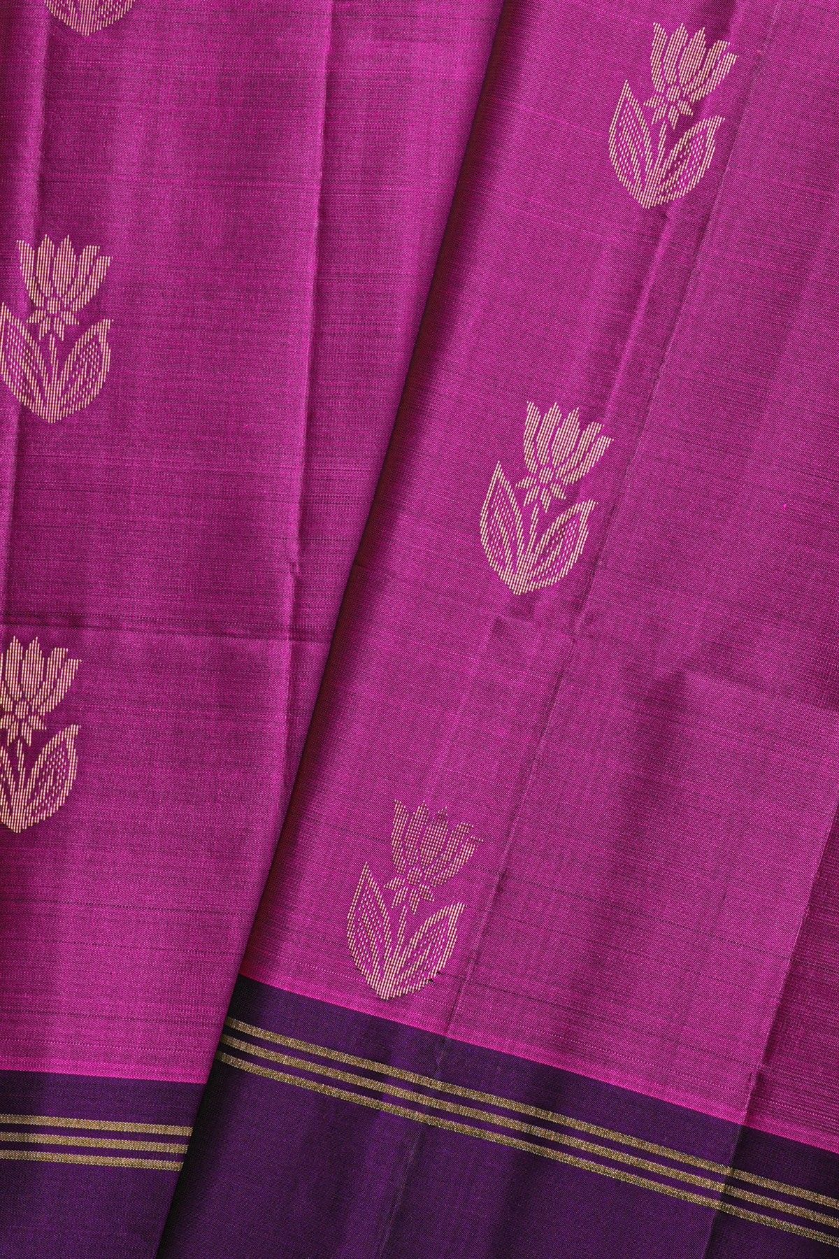 Coimbatore Soft Silk Magenta Saree