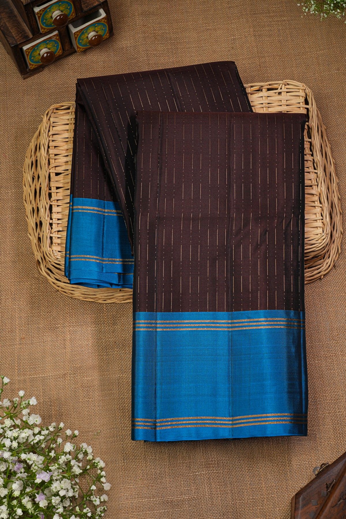 Coimbatore Soft Silk Black Saree