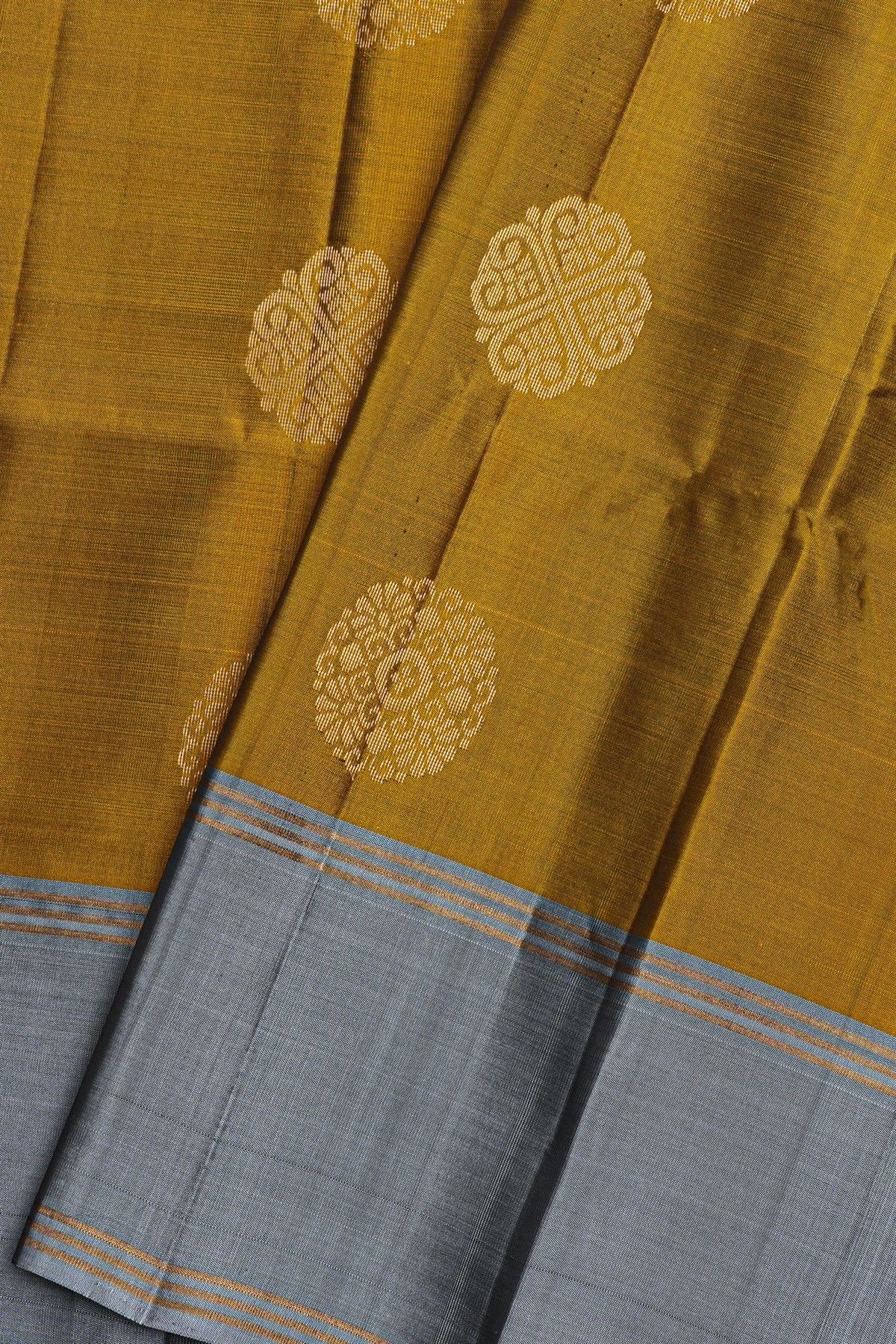 Coimbatore Soft Silk Mustard  Saree