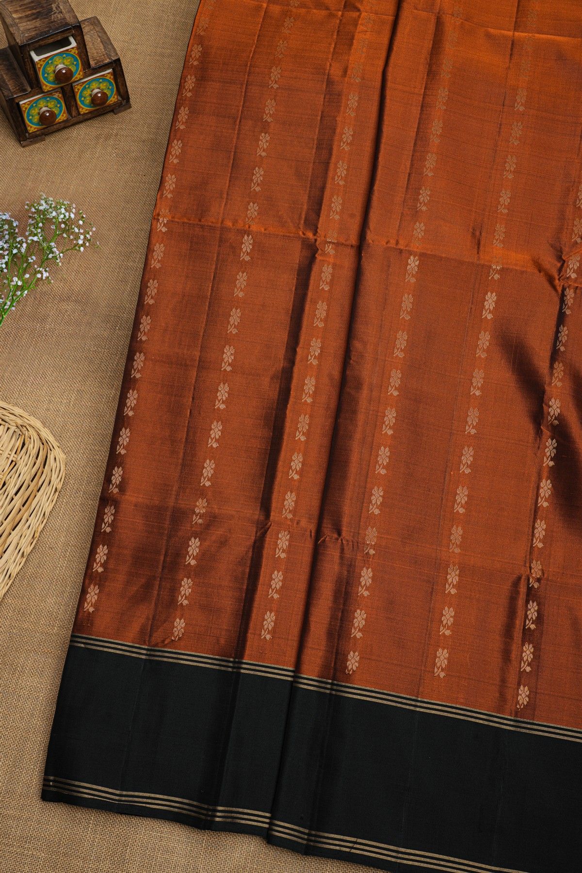 Coimbatore Silk Maroon Saree