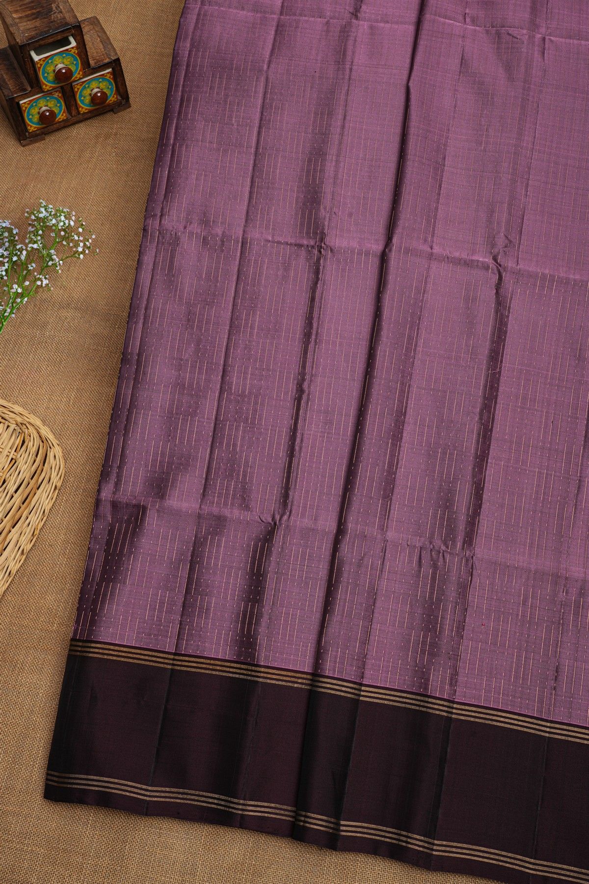 Coimbatore Soft Silk Purple Saree