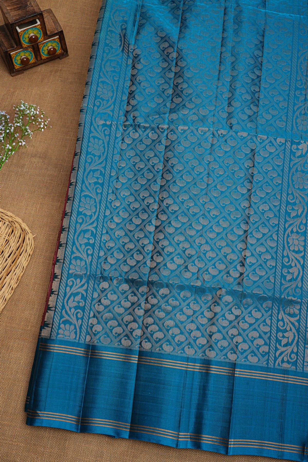 Coimbatore Soft Silk Maroon Saree