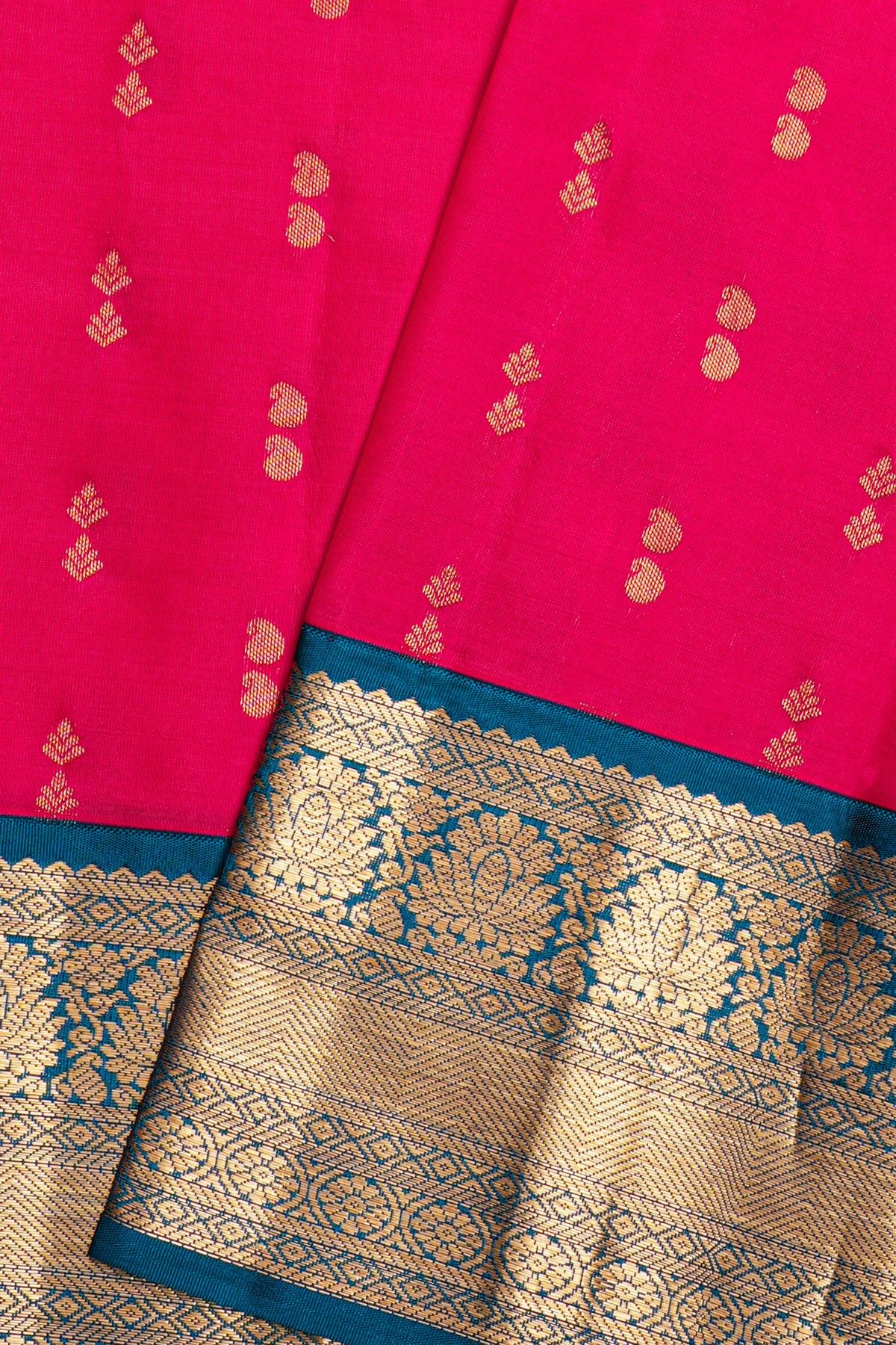 Kancheepuram Silk Pink Saree