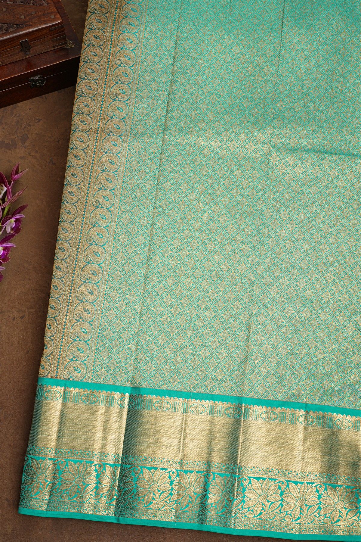 Kancheepuram Silk Black Saree