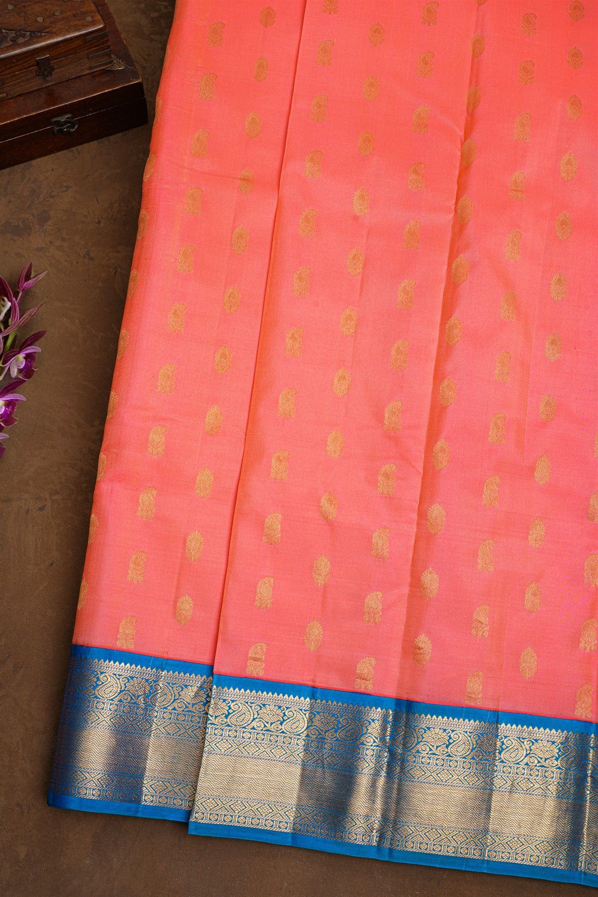 Kancheepuram Silk Pink Saree