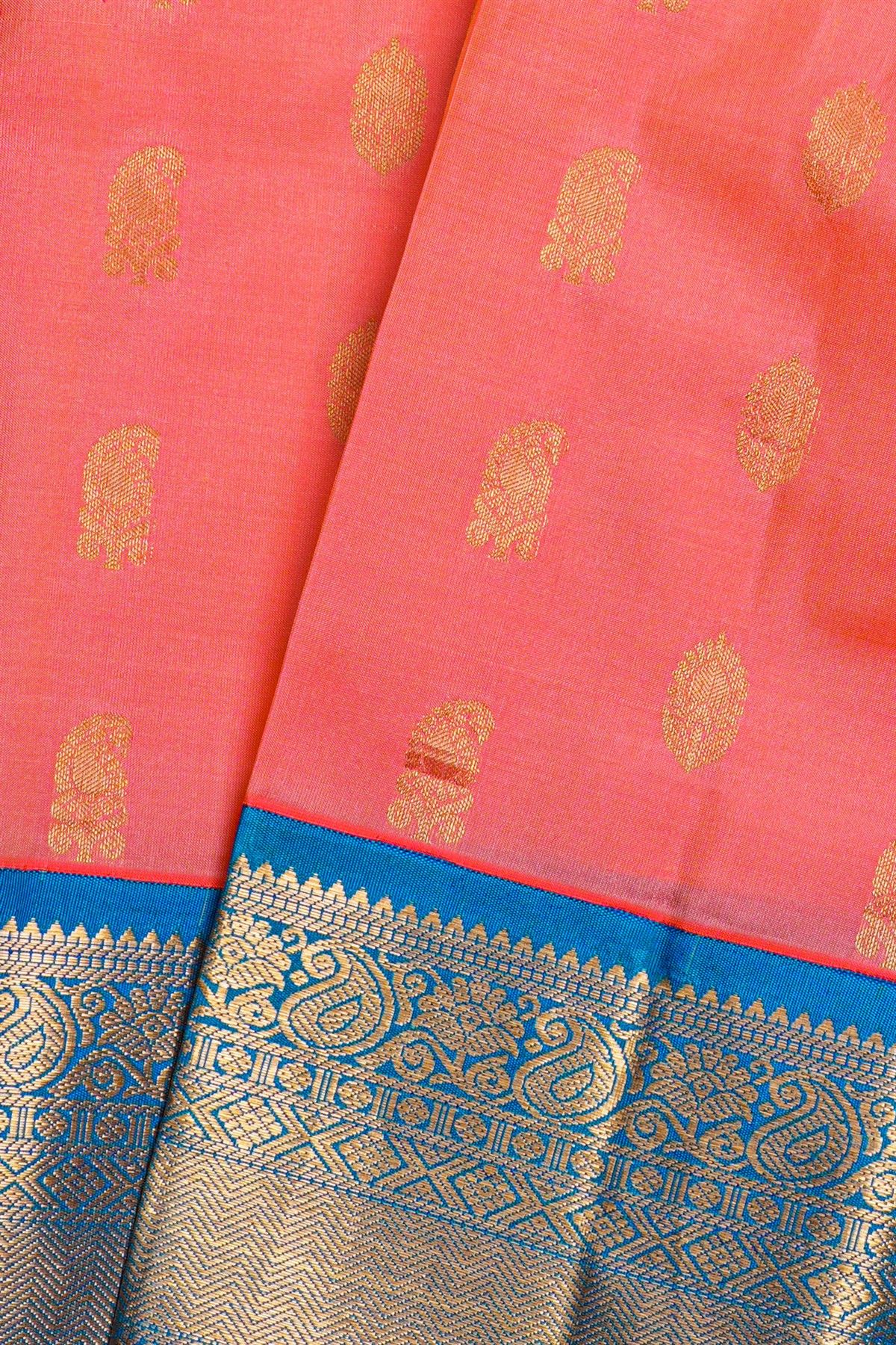 Kancheepuram Silk Pink Saree
