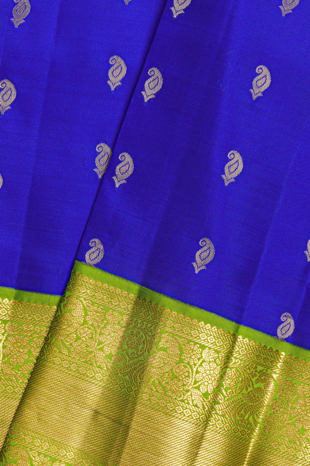 Kancheepuram Silk Royal Blue Saree