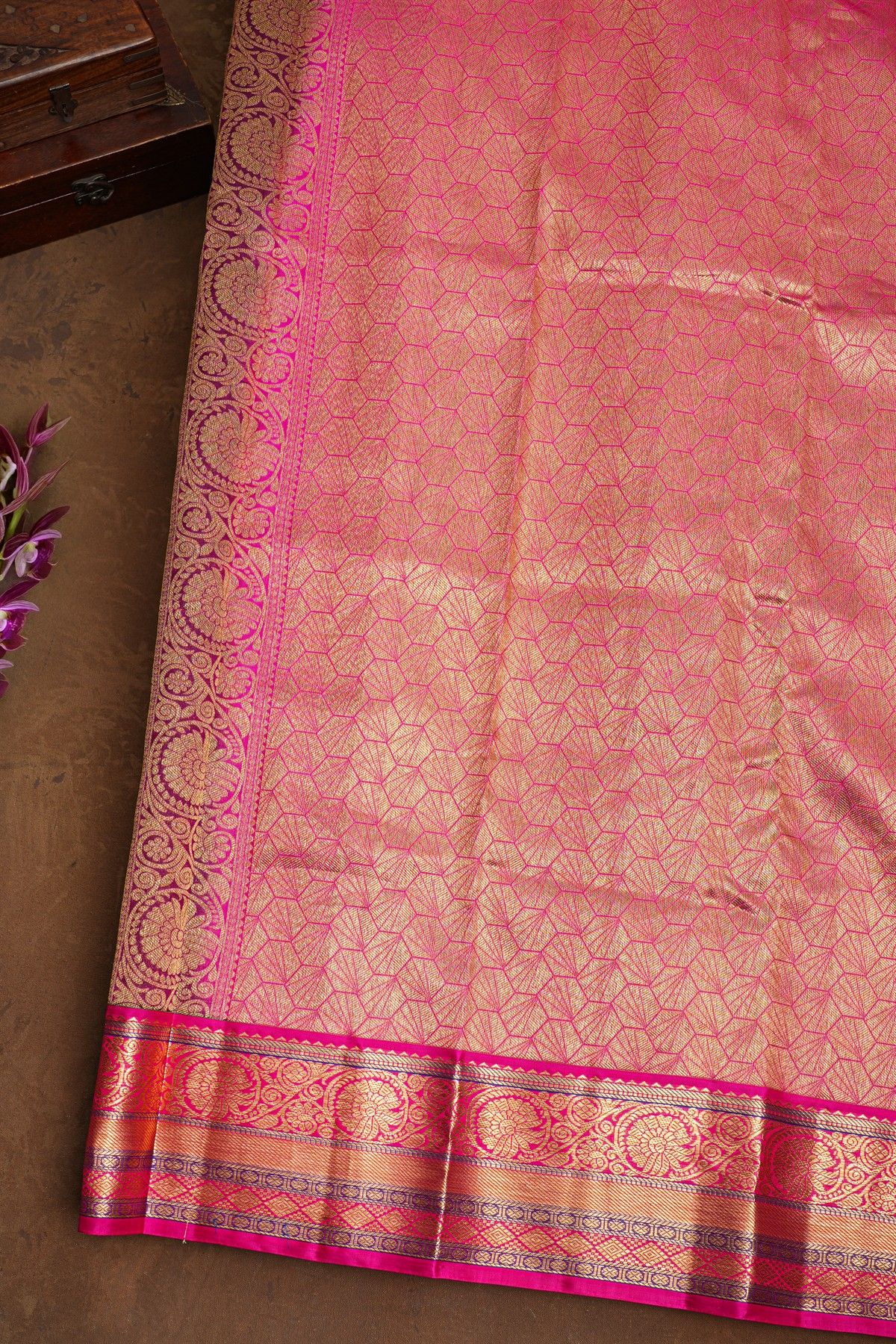 Kancheepuram Silk Black Saree