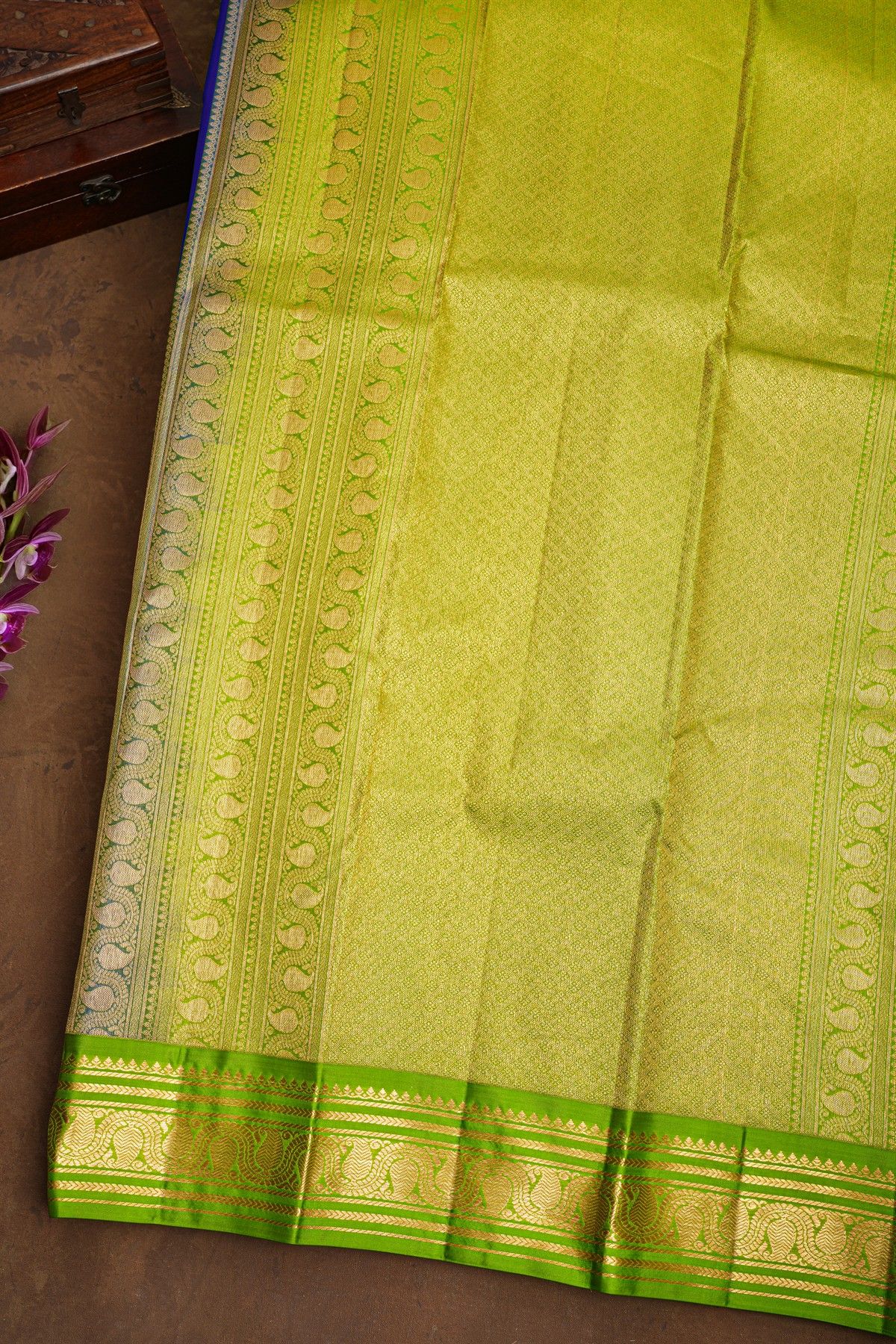 Kancheepuram Silk Royal Blue Saree